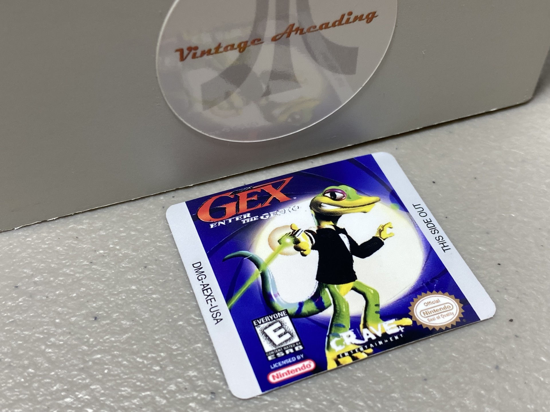 Gex, Enter the Gecko (Gameboy) Replacement Label