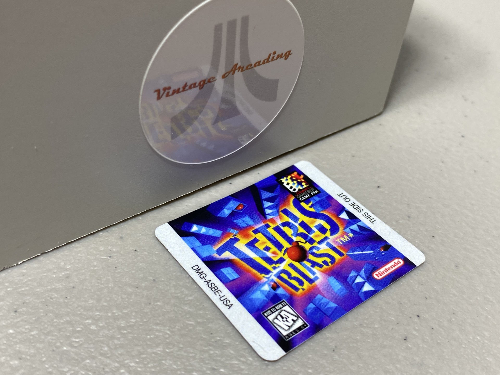 Tetris Blast (Gameboy) Replacement Game Label