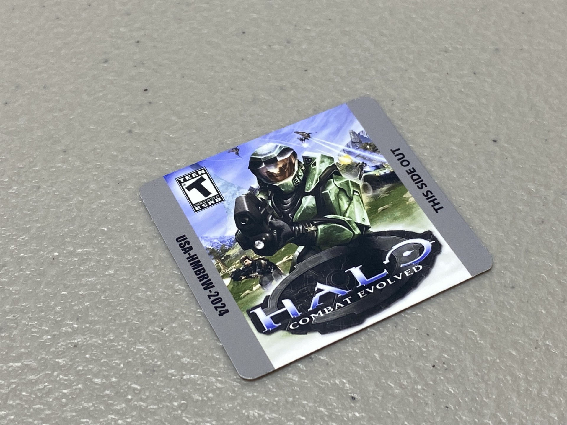 Halo Combat Evolved (Gameboy Color) Replacement Label