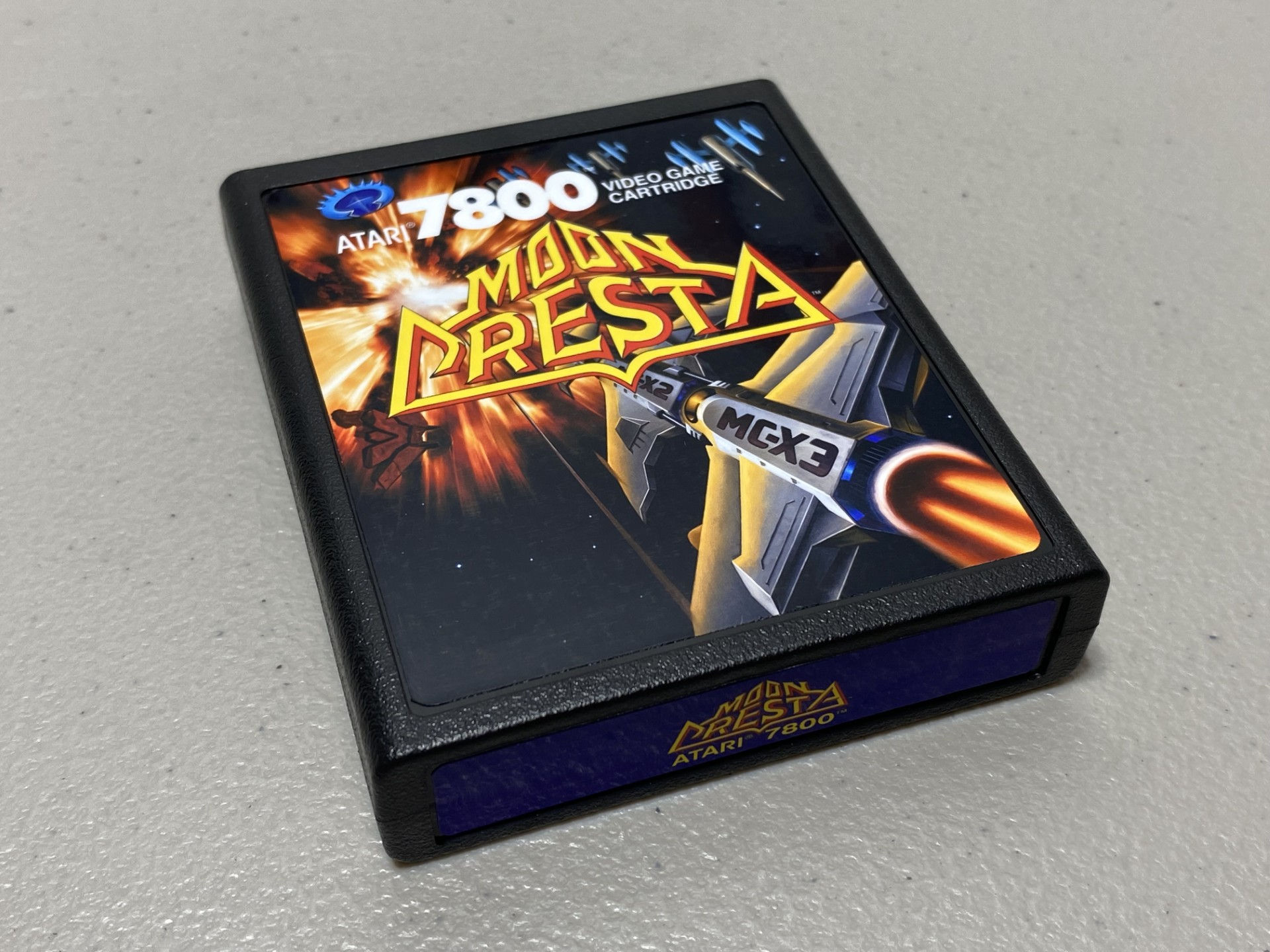Moon Cresta (Atari 2600+, 7800, 7800+) Game Cartridge NTSC