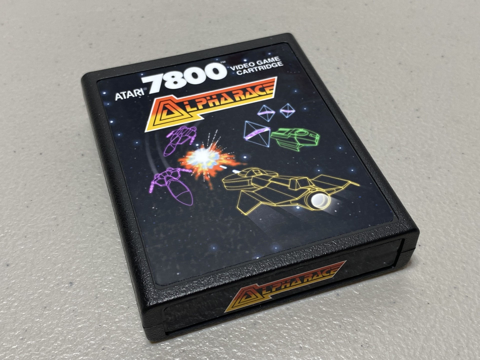 Alpha Race (Atari 2600+, 7800, 7800+) Game Cartridge NTSC