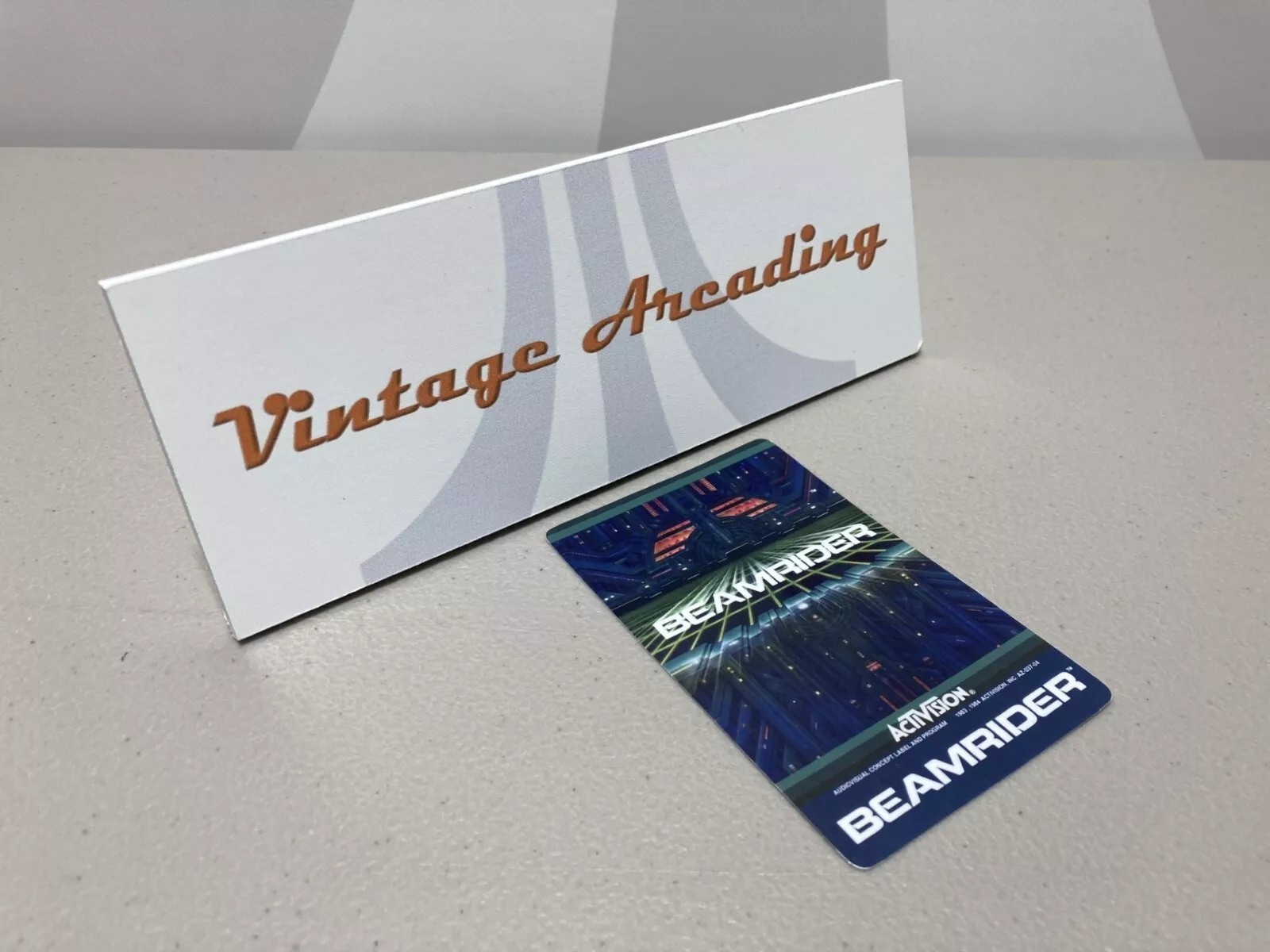 Beamrider (Atari 2600) Replacement Game Label