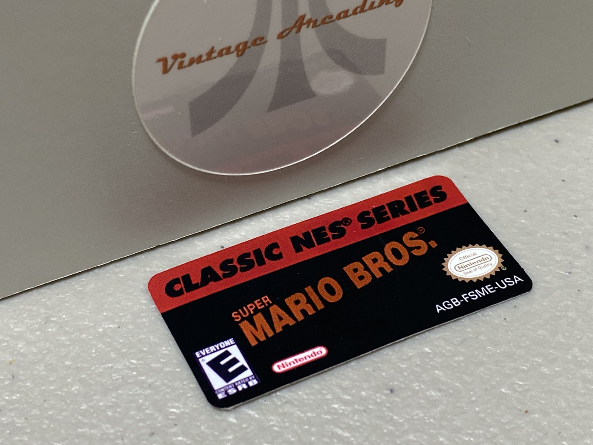 Super Mario Bros. (Gameboy Advance) Replacement Label