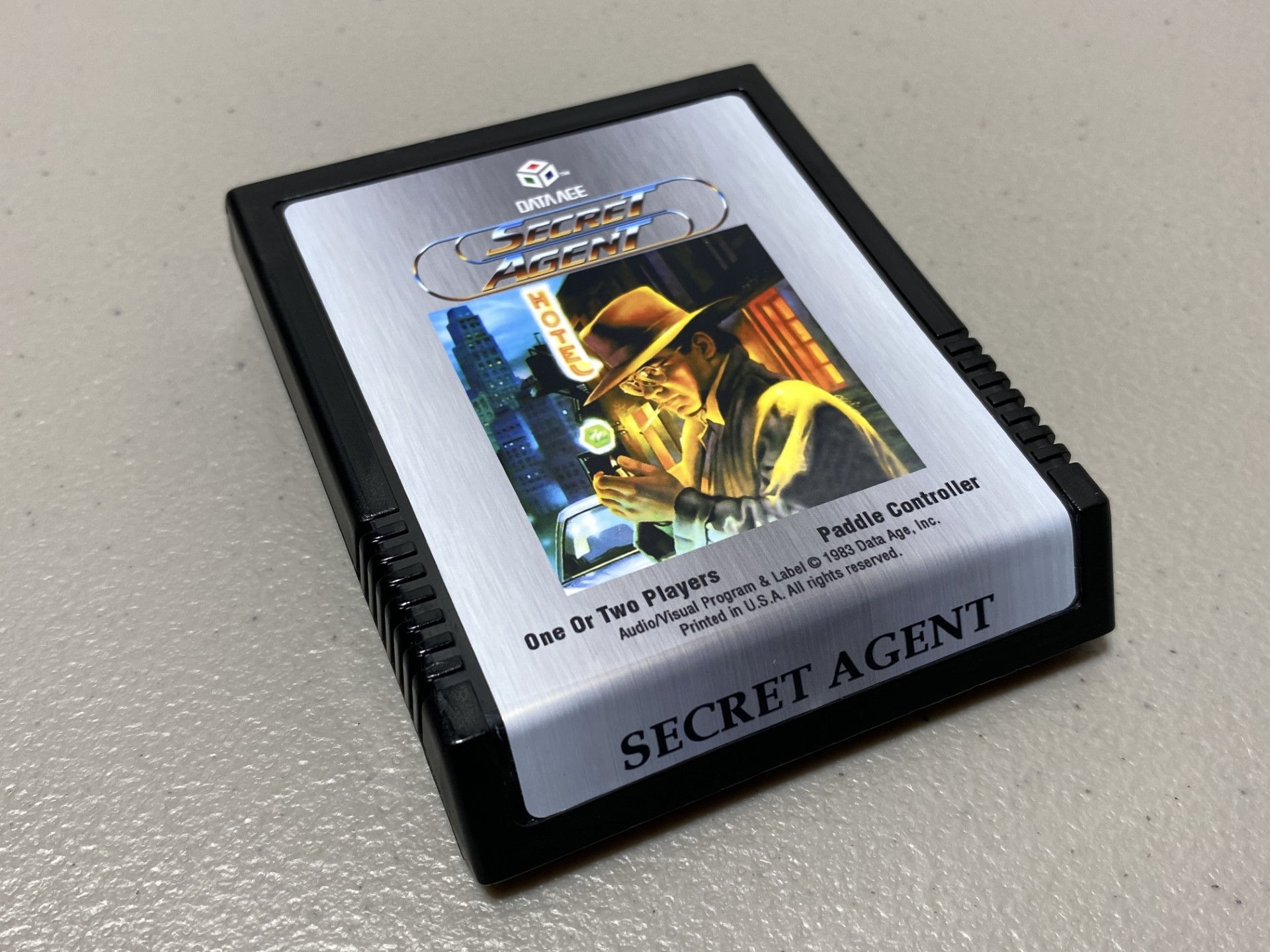 Secret Agent (Atari 2600) Game Cartridge, NTSC