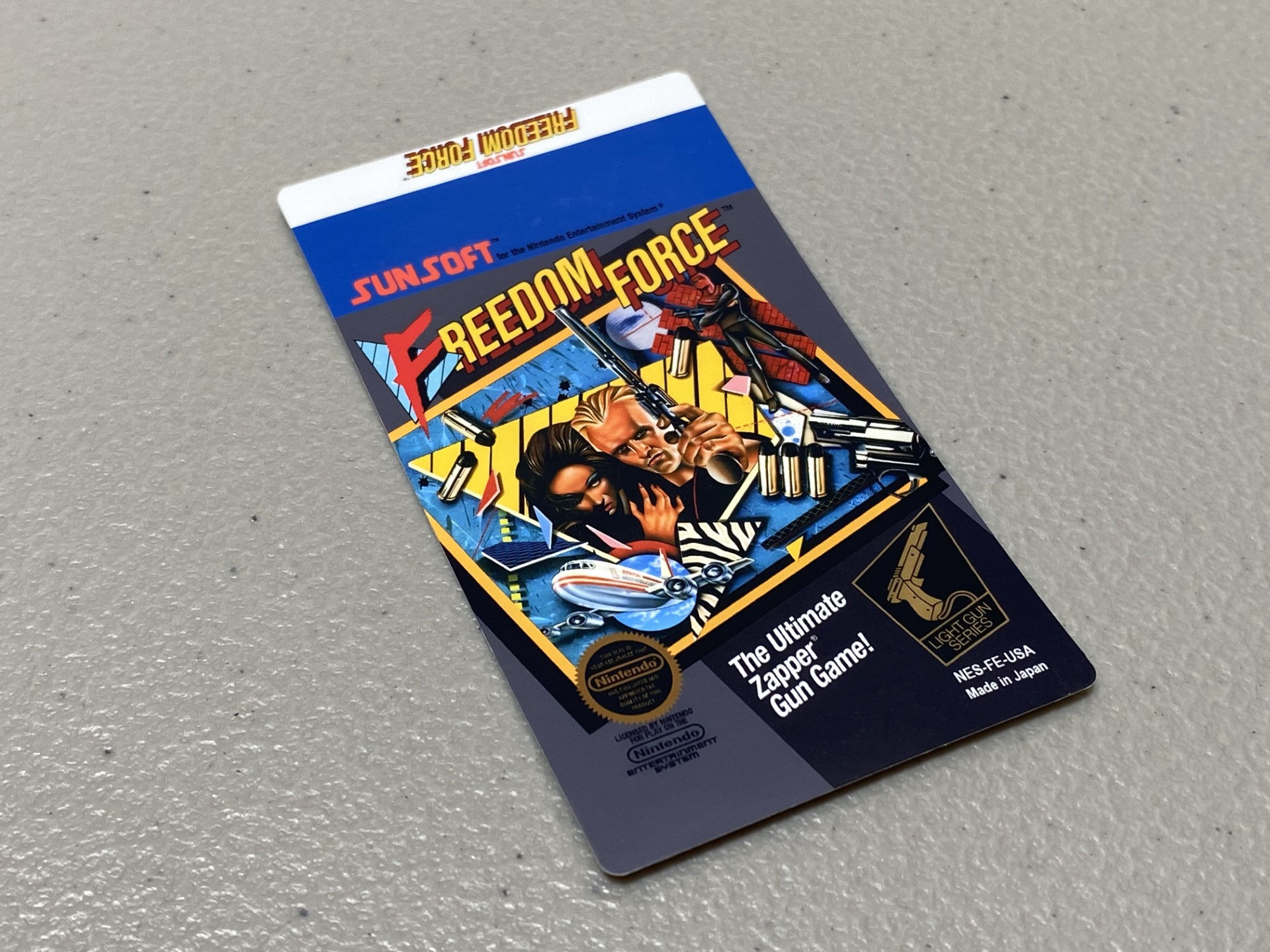 Freedom Force (NES) Replacement Game Label