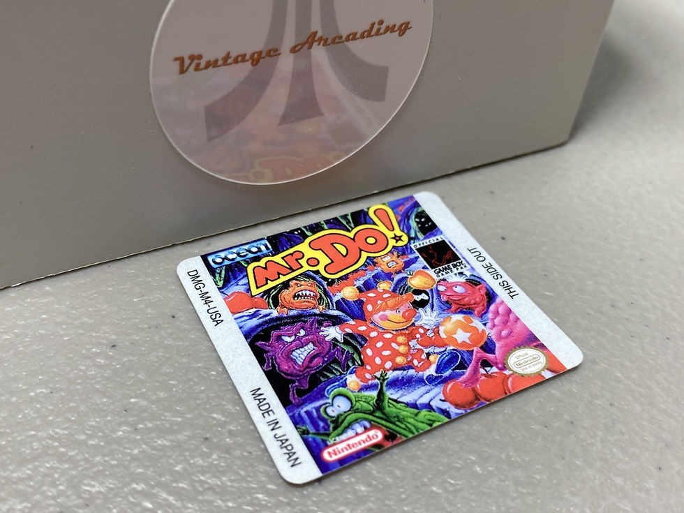 Mr. Do! (Gameboy) Replacement Game Label