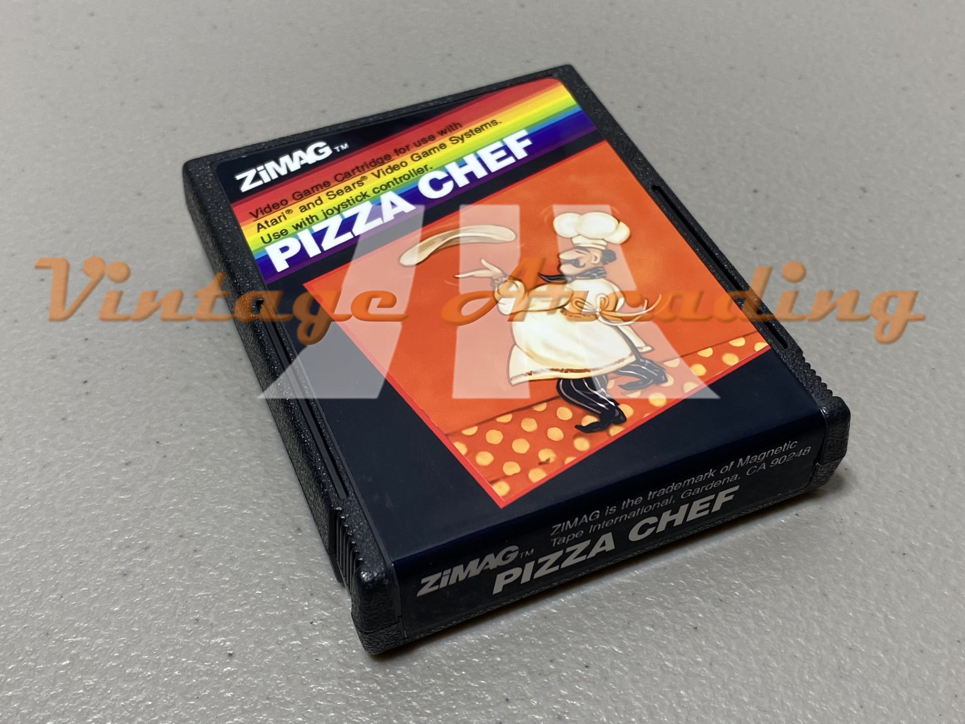 Pizza Chef (Atari 2600) Game Cartridge, NTSC