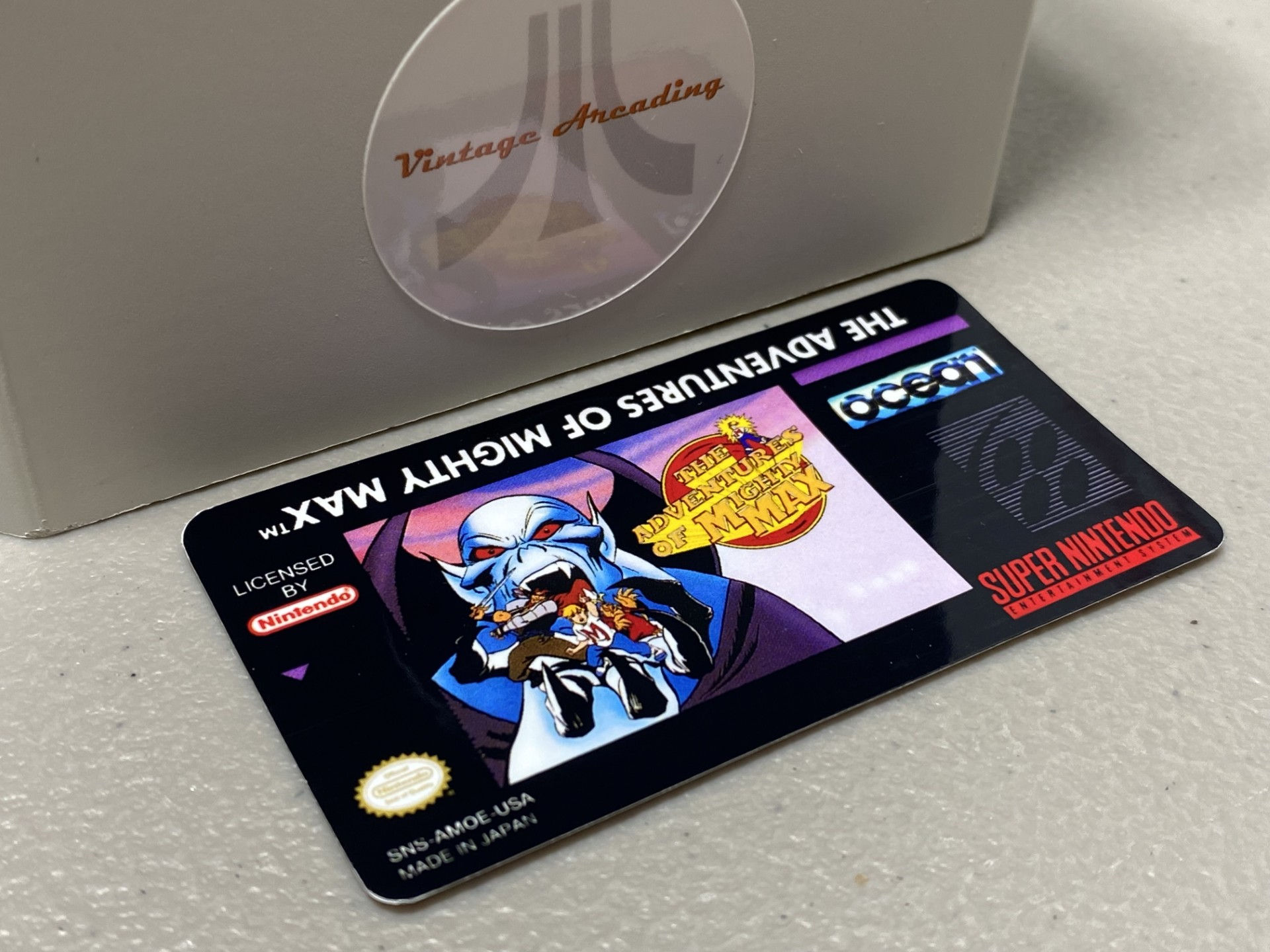 Adventures of Mighty Max (SNES) Replacement Game Label
