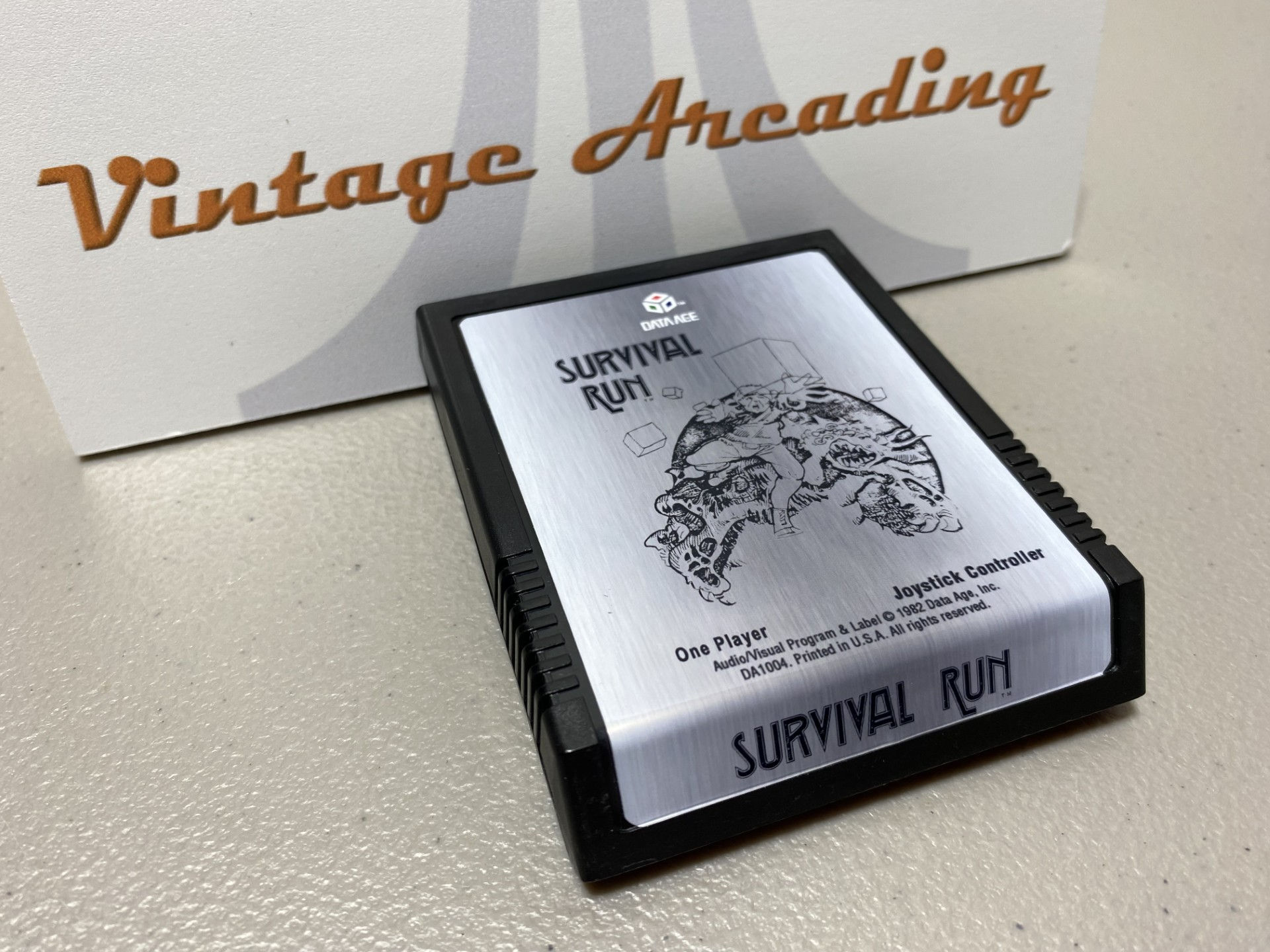 Survival Run, Data Age (Atari 2600) Game Cartridge, NTSC