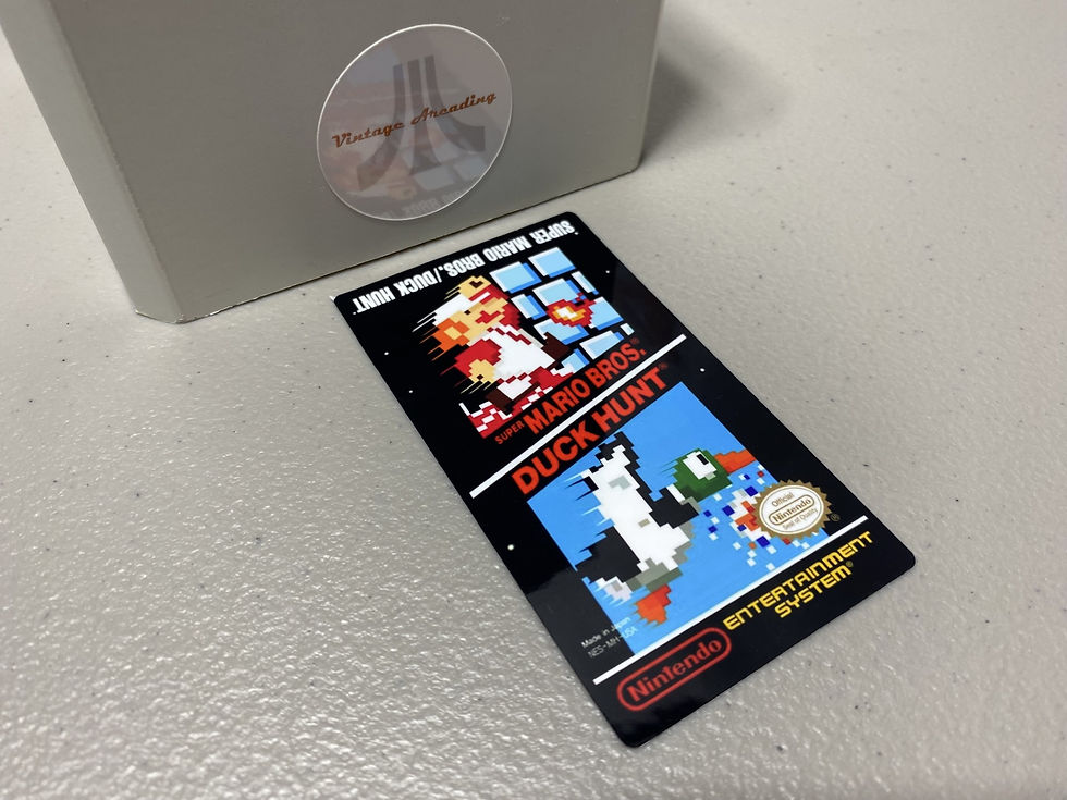 Super Mario Bros./Duck Hunt (NES) Replacement Game Label