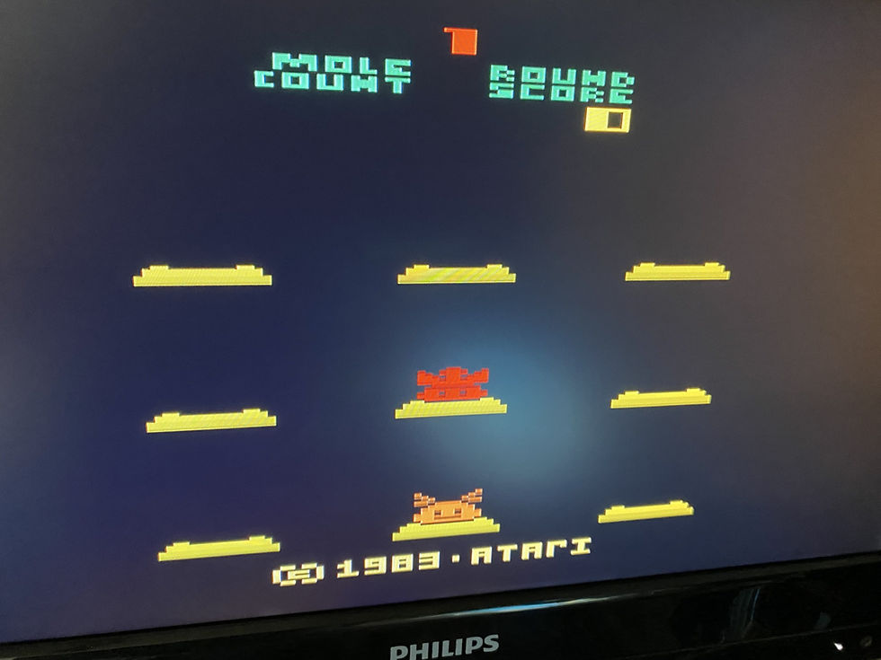 Thumbnail: Holey Moley (Atari 2600) Game Cartridge, NTSC