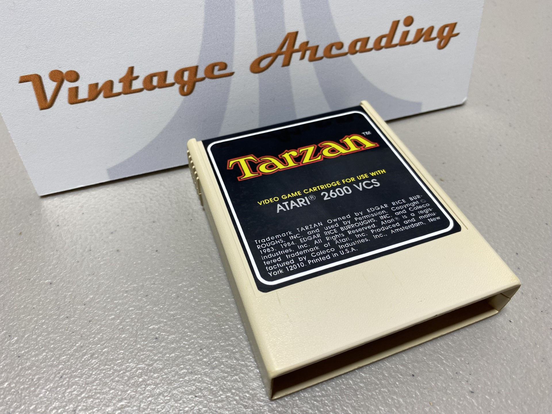 Tarzan (Atari 2600, 2600+,7800+) Game Cartridge, NTSC