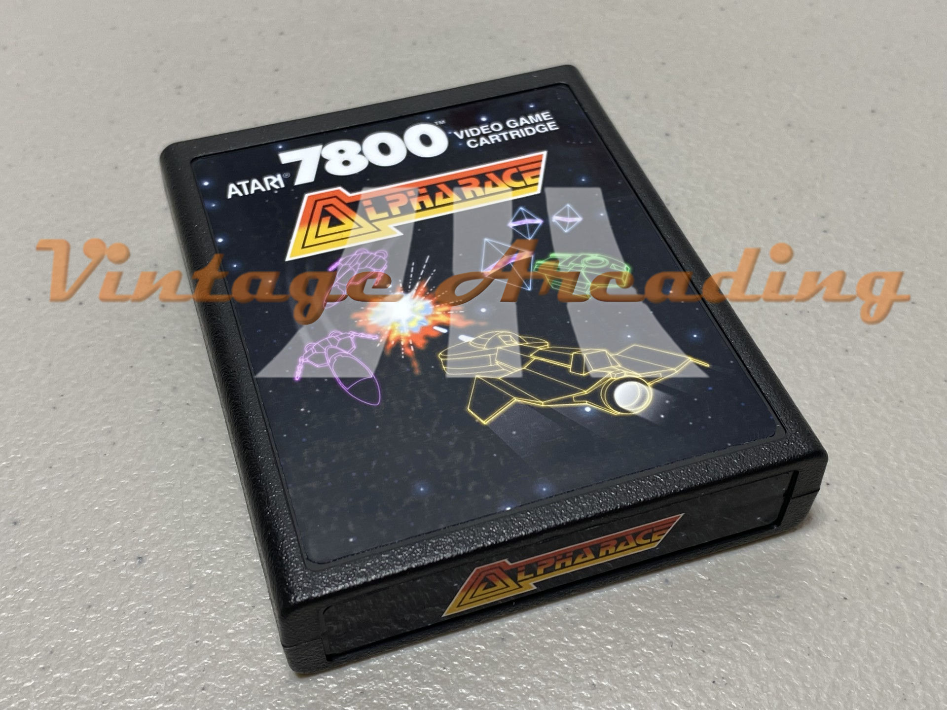 Alpha Race (Atari 2600+, 7800, 7800+) Game Cartridge NTSC