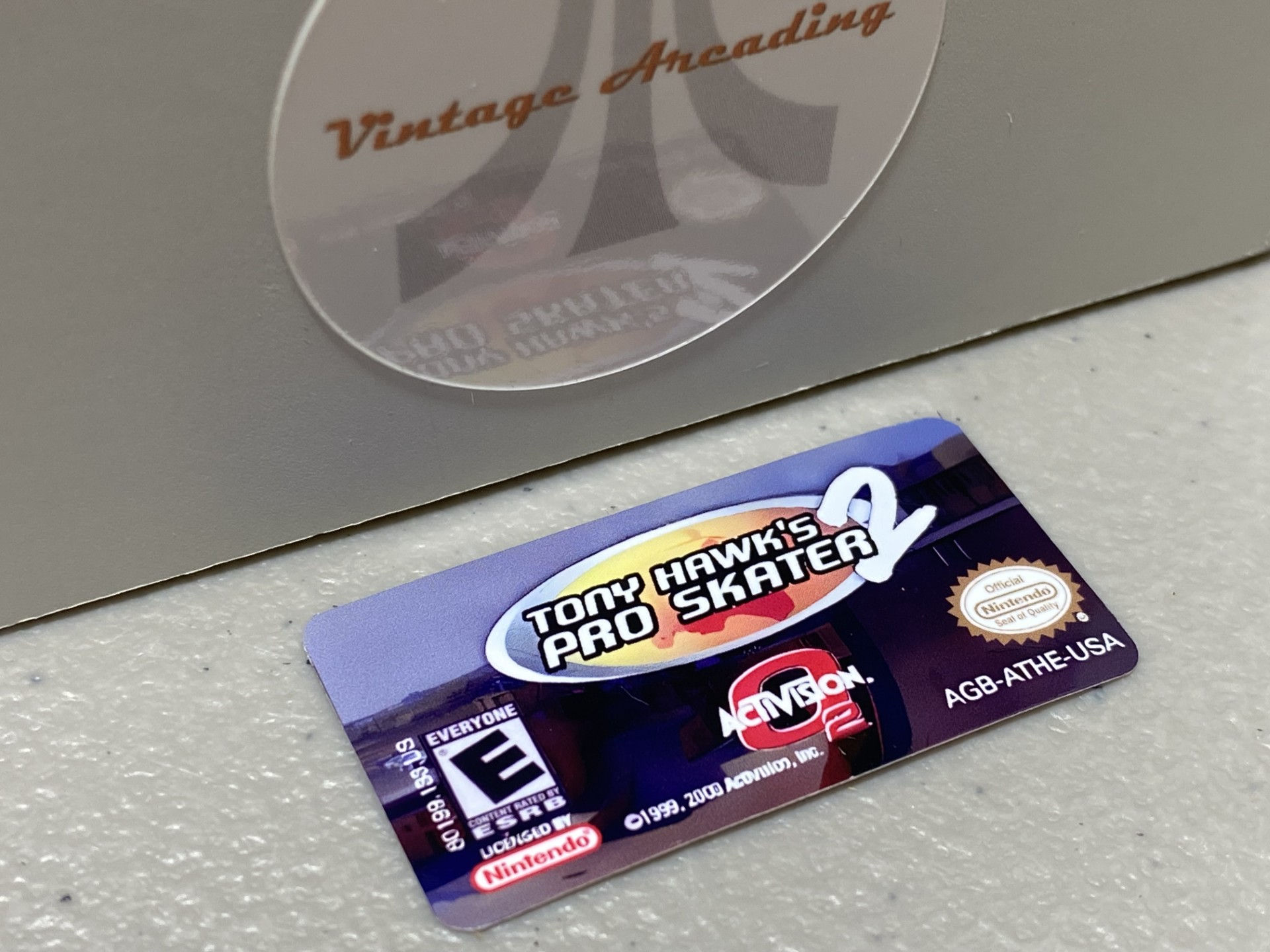 Tony Hawk's Pro Skater 2 (Gameboy Advance) Replacement Label