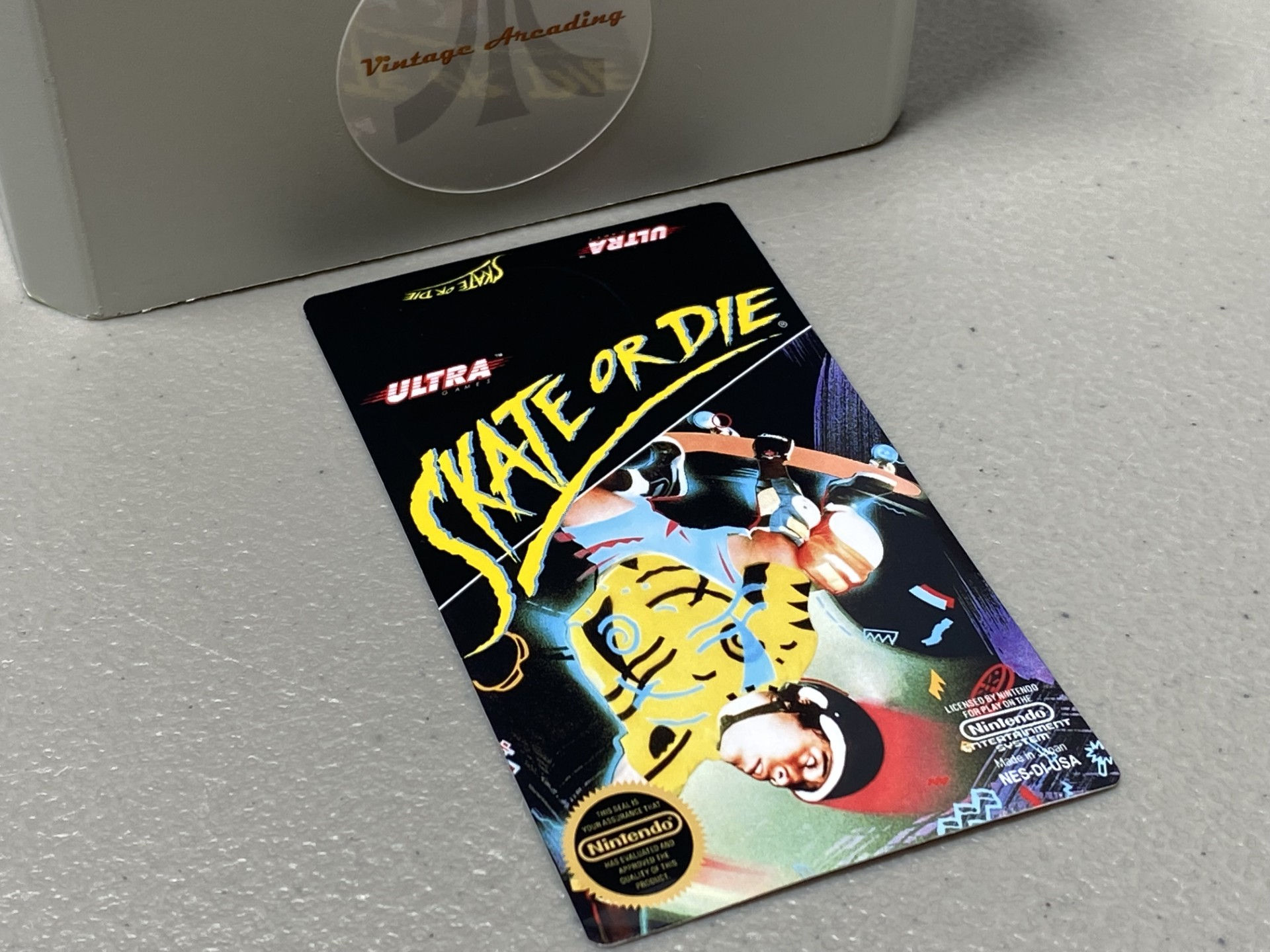 Skate or Die (NES) Replacement Game Label