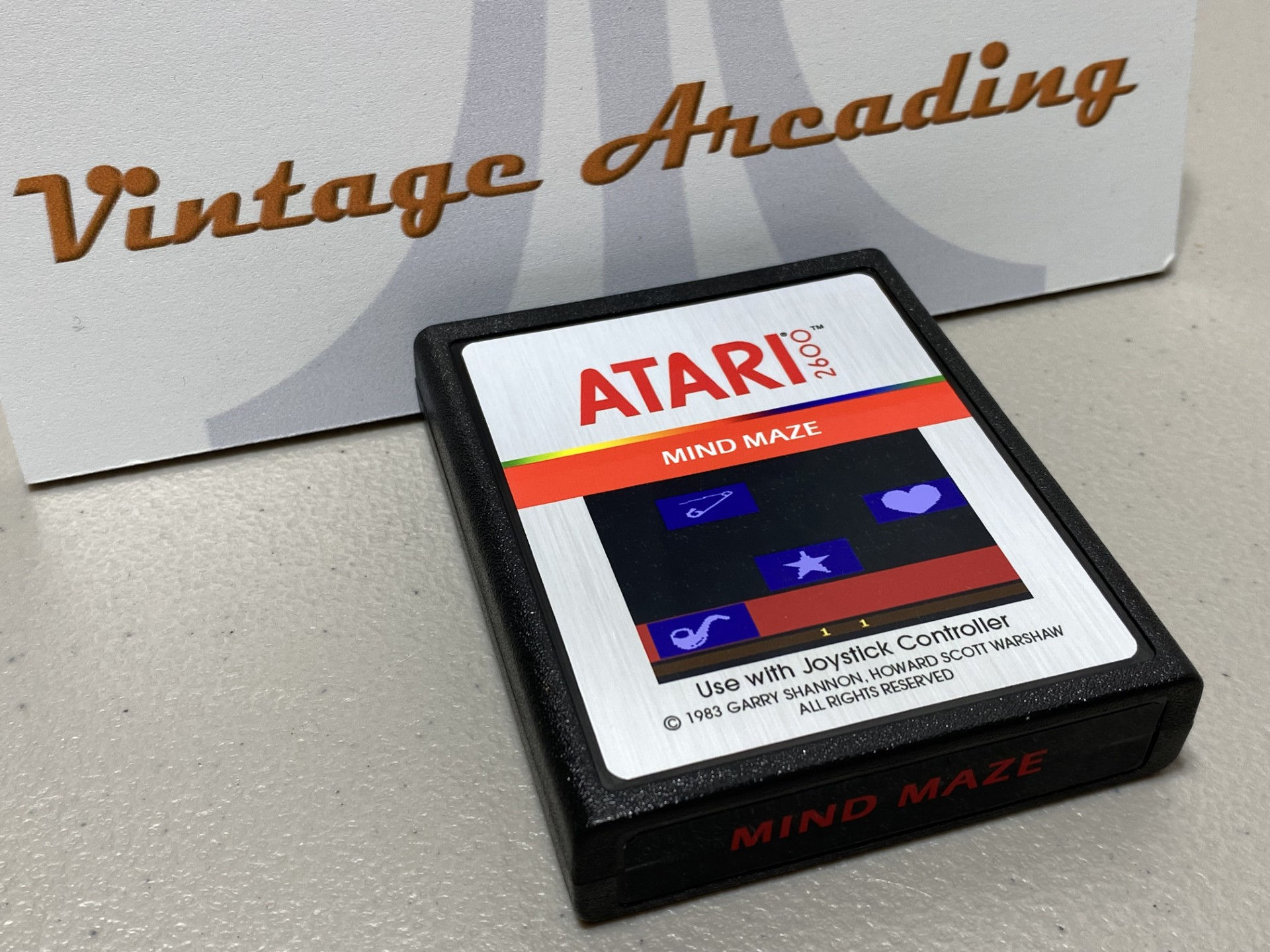 Mind Maze (Atari 2600) Game Cartridge, NTSC