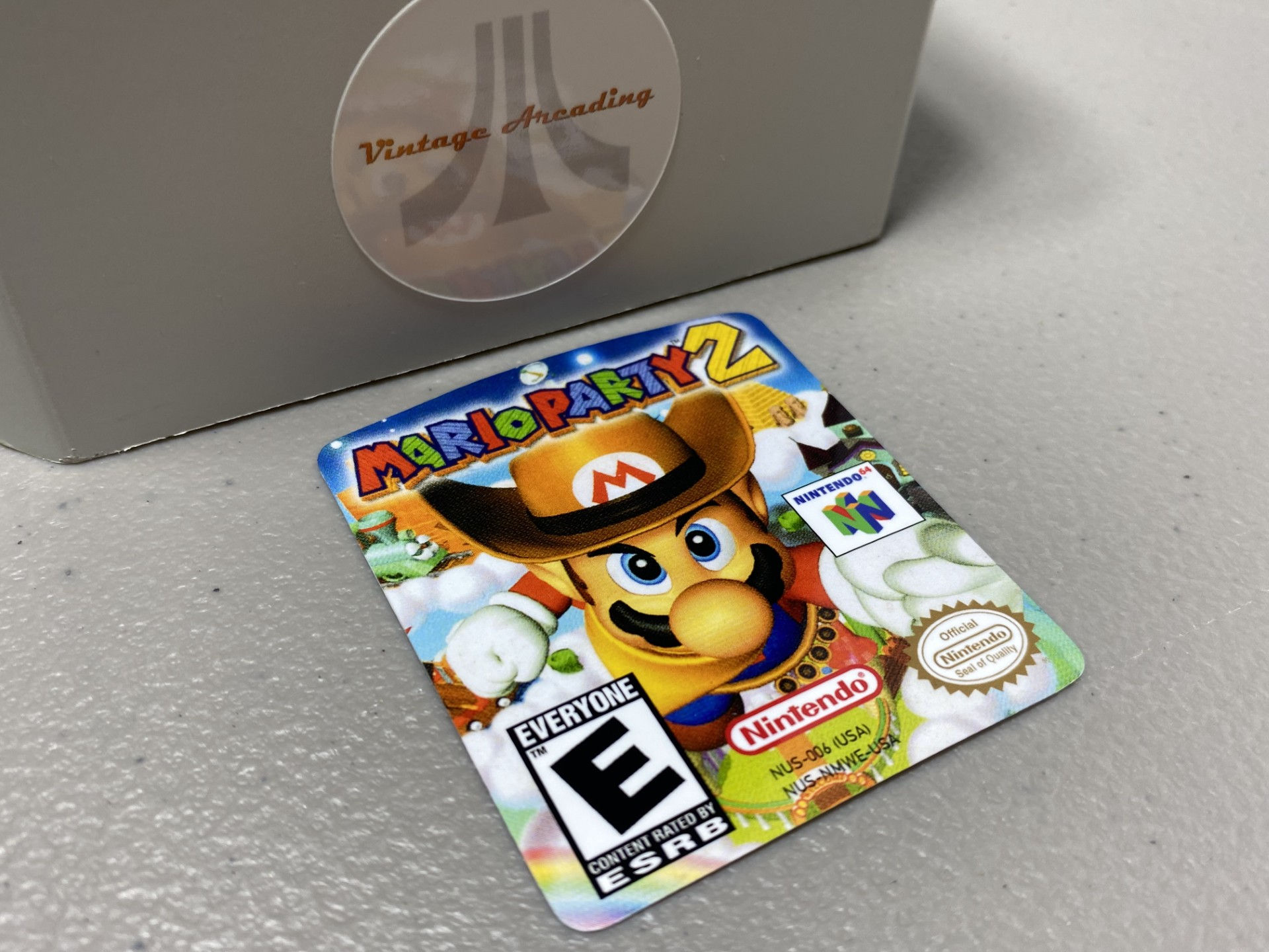 Mario Party 2 (N64) Replacement Label