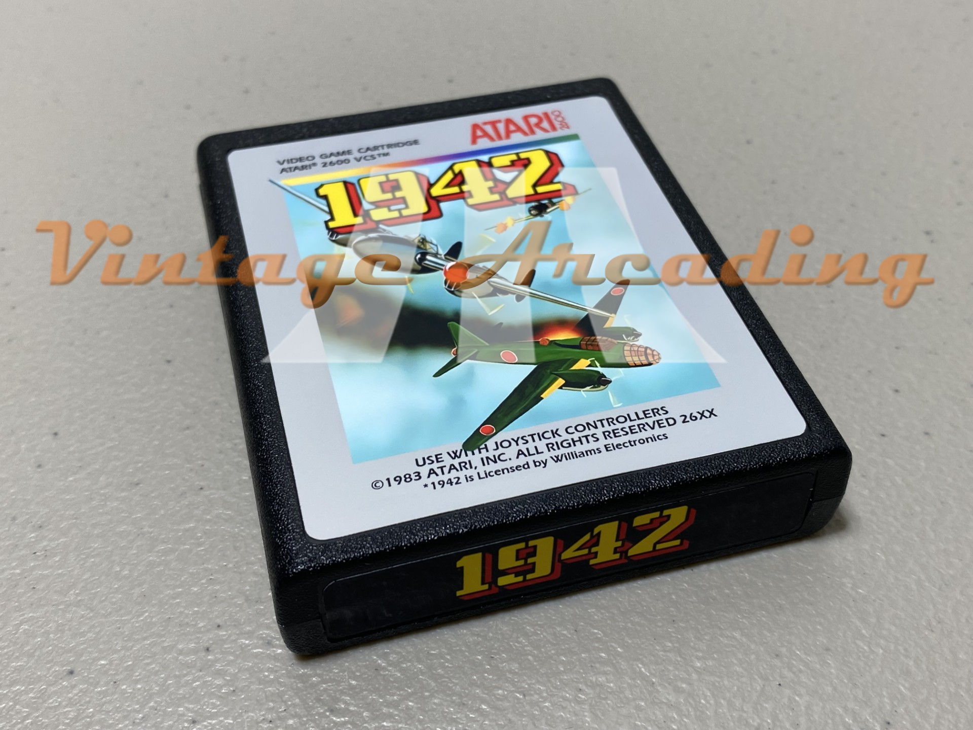 1942 (for Atari 2600+, 7800+) Game Cartridge, NTSC