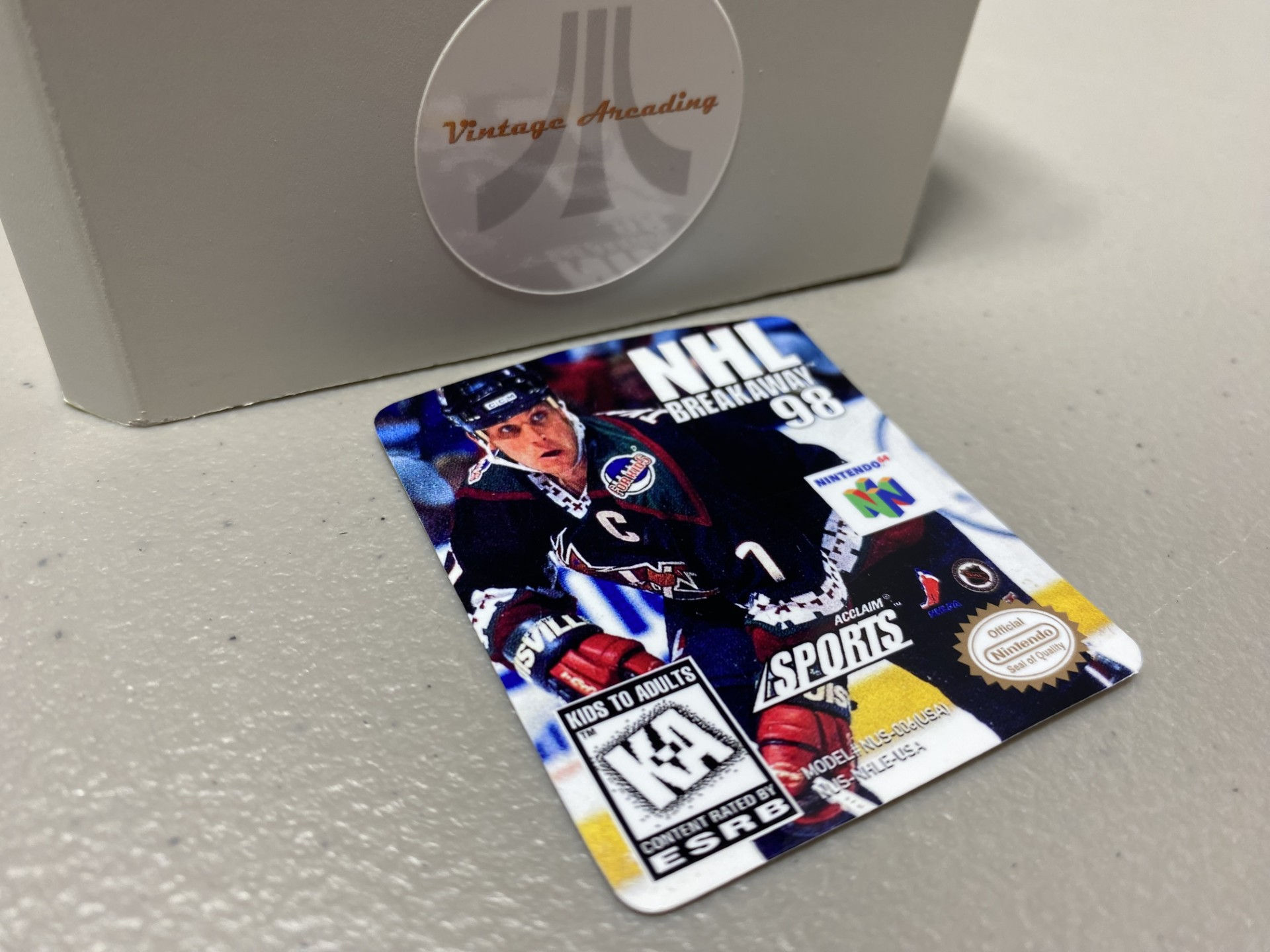 NHL Breakaway 98 (N64) Replacement Label