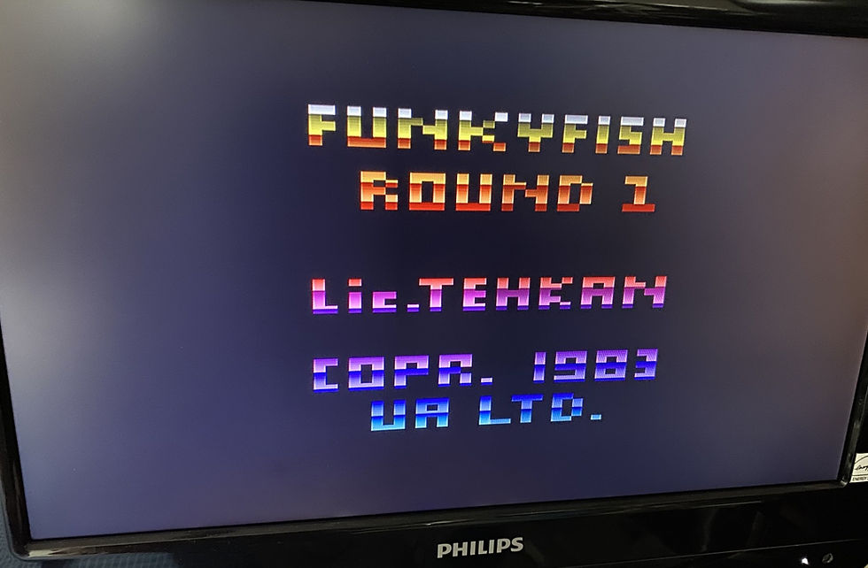 Thumbnail: Funky Fish (Atari 2600, 2600+,7800+) Game Cartridge, NTSC