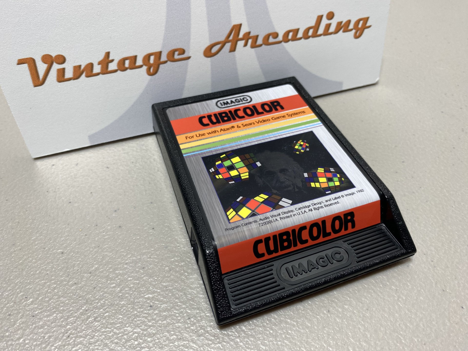 Cubicolor (Atari 2600, 2600+,7800+) Game Cartridge, NTSC
