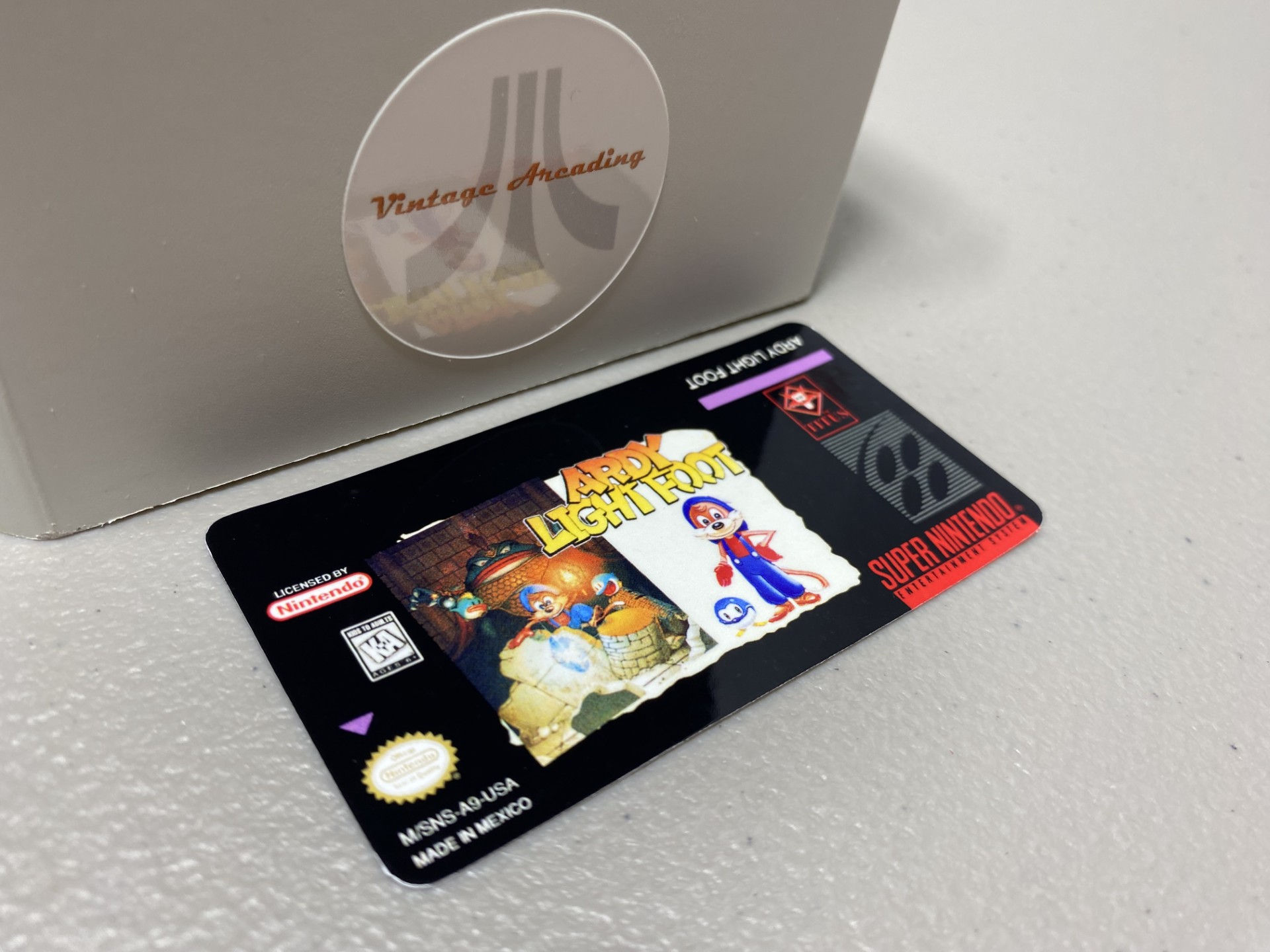 Ardy Light Foot (SNES) Replacement Game Label