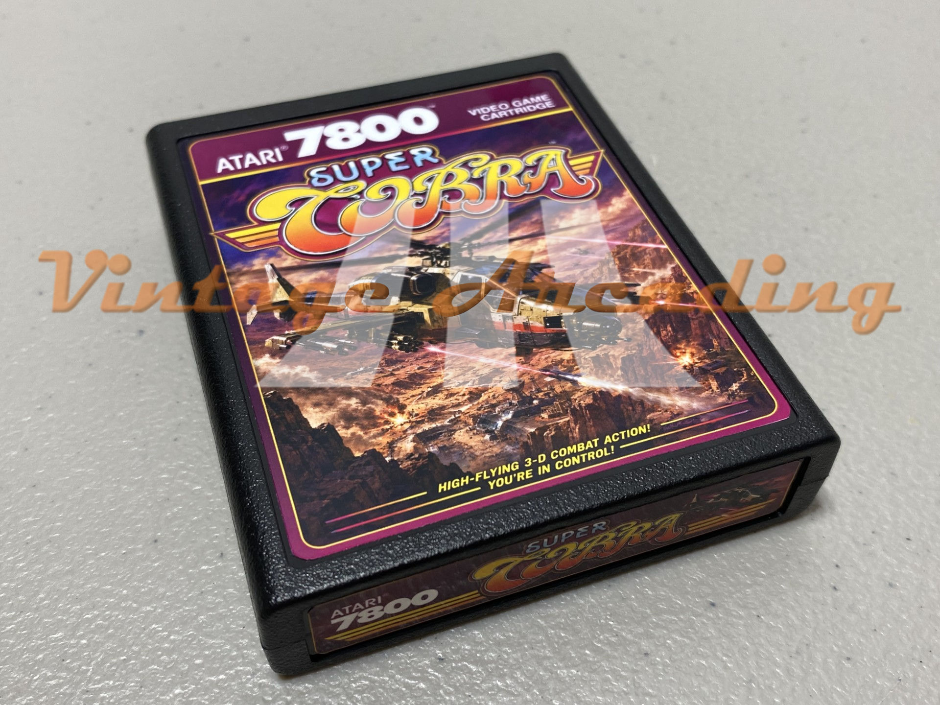 Super Cobra (Atari 2600+,7800, and 7800+) Game Cartridge NTSC