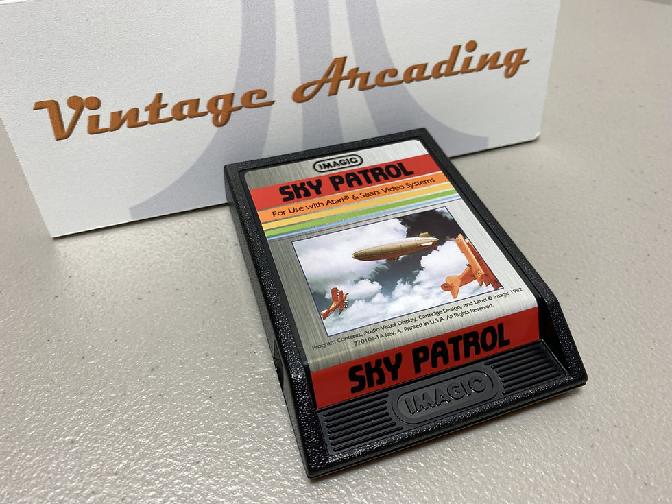 Sky Patrol (Atari 2600) Game Cartridge, NTSC