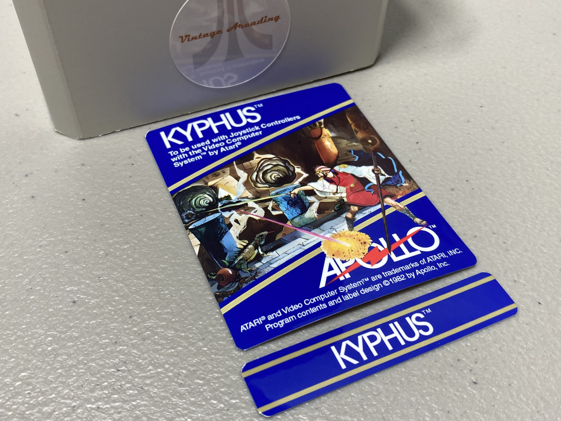 Kyphus (Atari 2600) Replacement Game Label