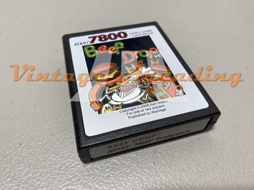 Beef Drop VE (Atari 2600+, 7800, 7800+) Game Cartridge NTSC