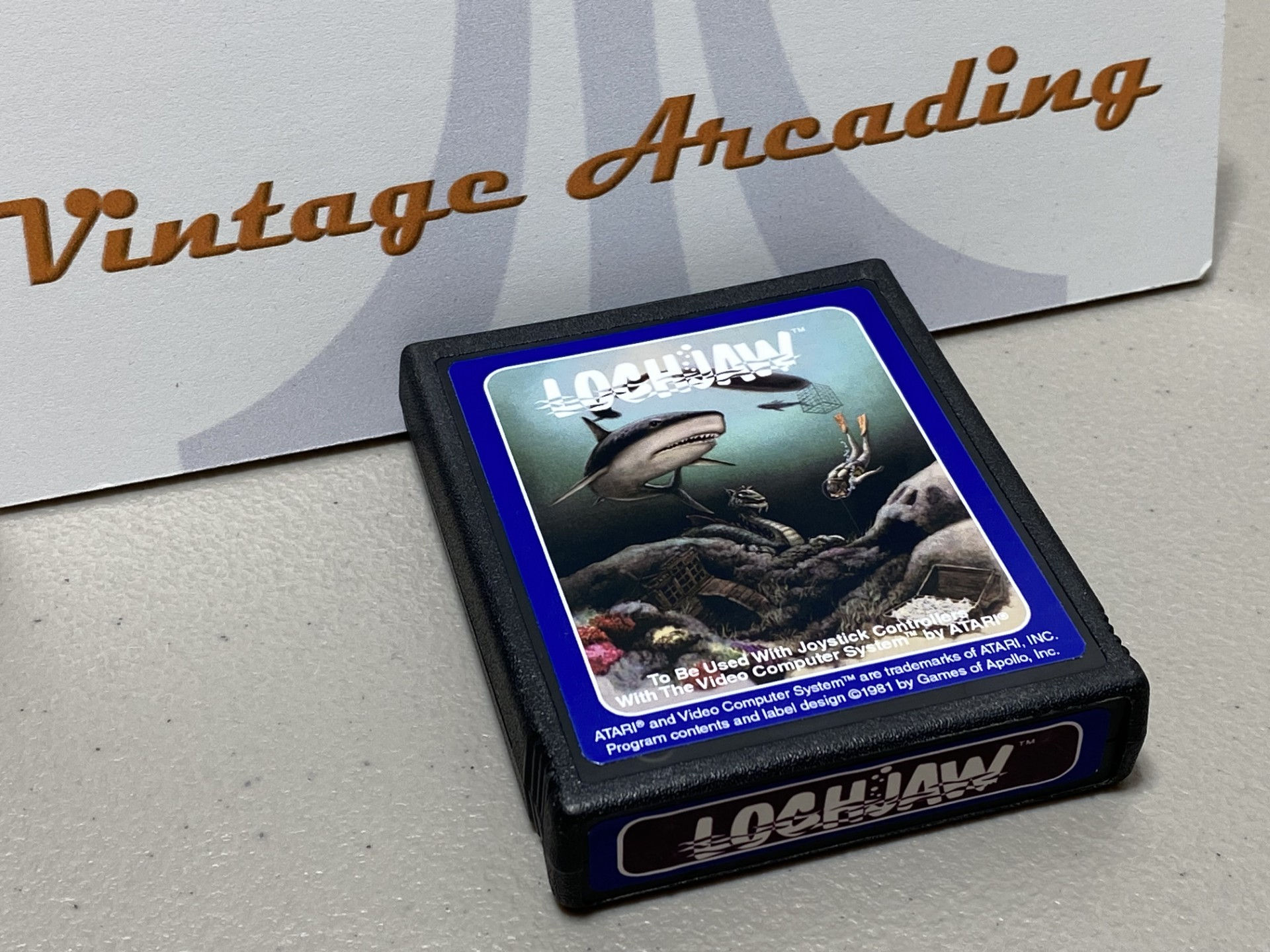 Lochjaw (Atari 2600) Game Cartridge, NTSC