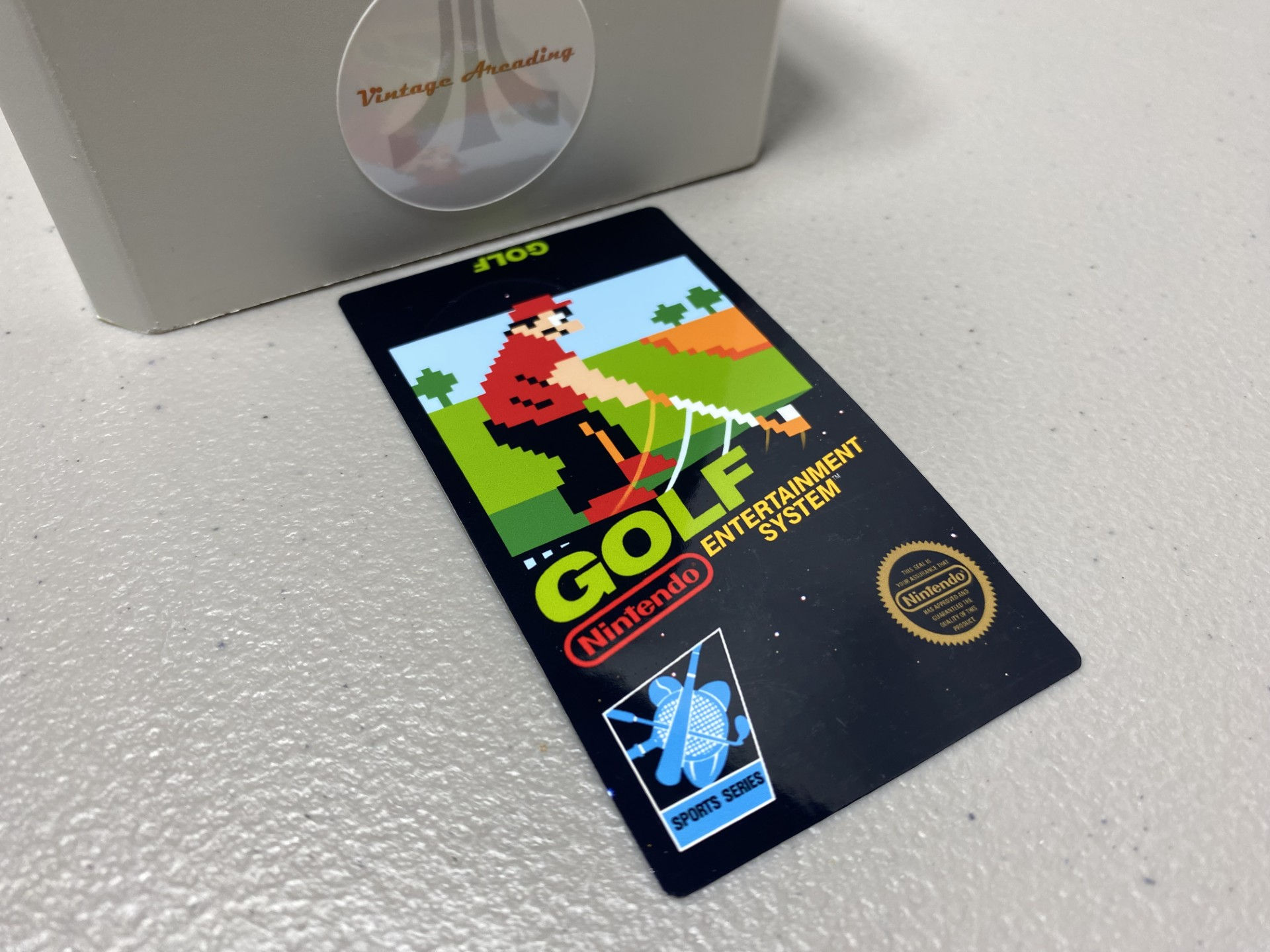 Golf (NES) Replacement Game Label