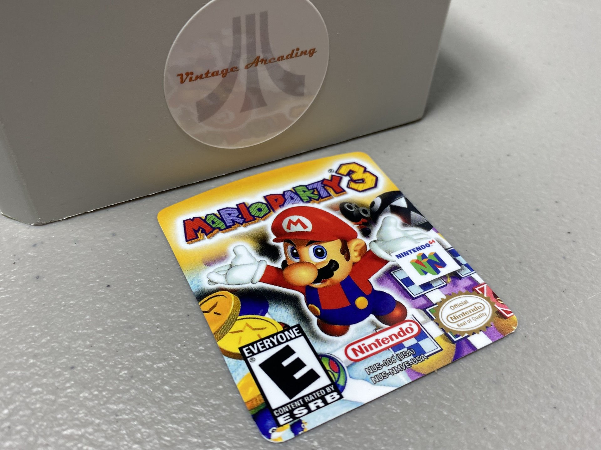 Mario Party 3 (N64) Replacement Label