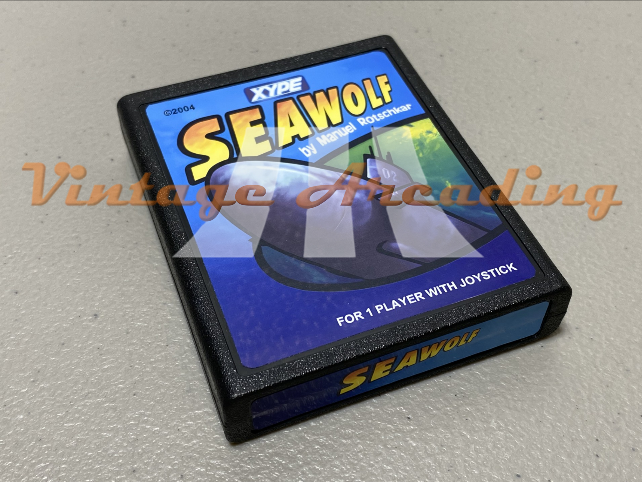 Seawolf (Atari 2600, 2600+,7800+) Game Cartridge, NTSC