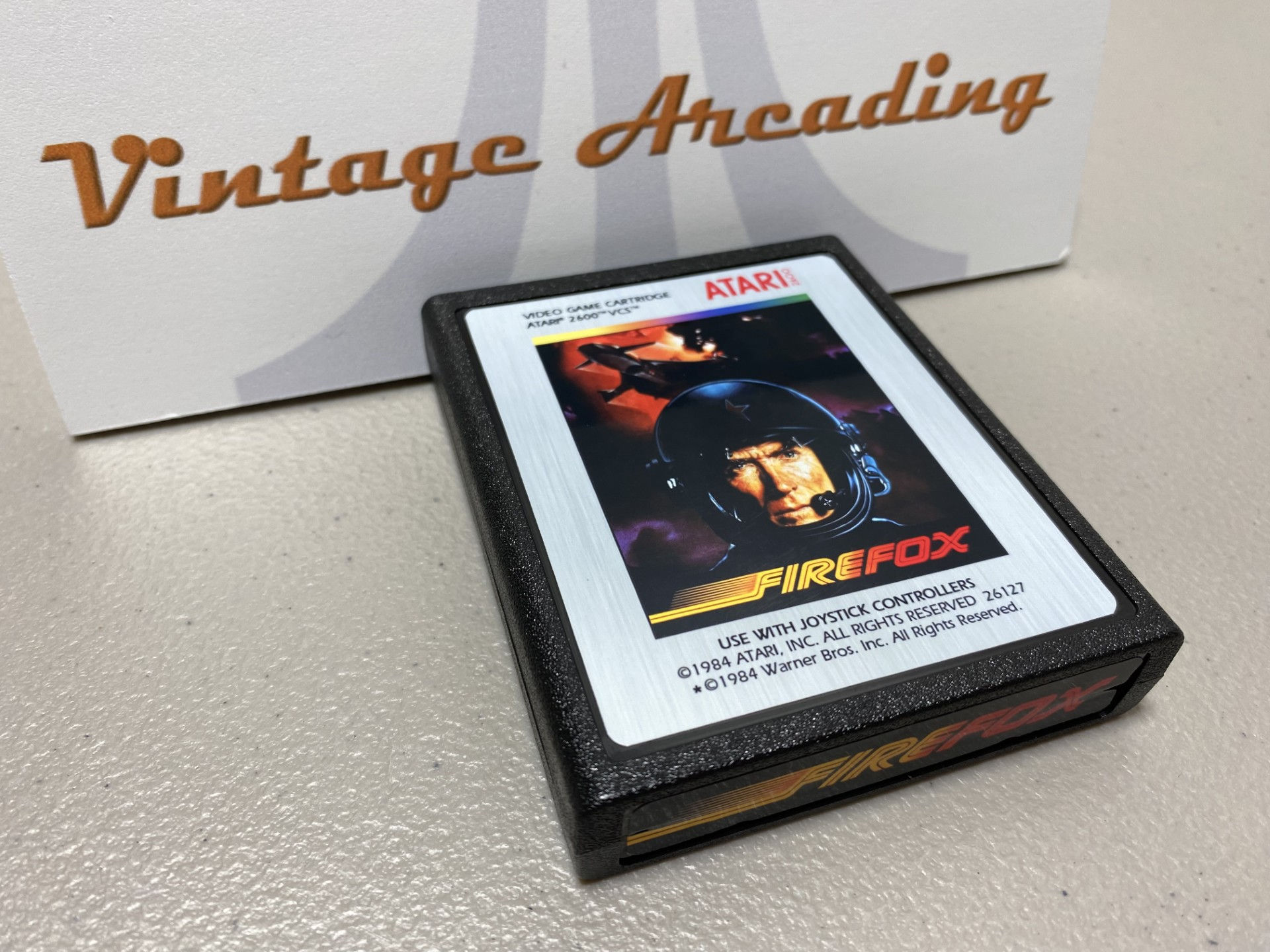 Firefox (Atari 2600, 2600+, 7800+) Prototype Game Cartridge, NTSC