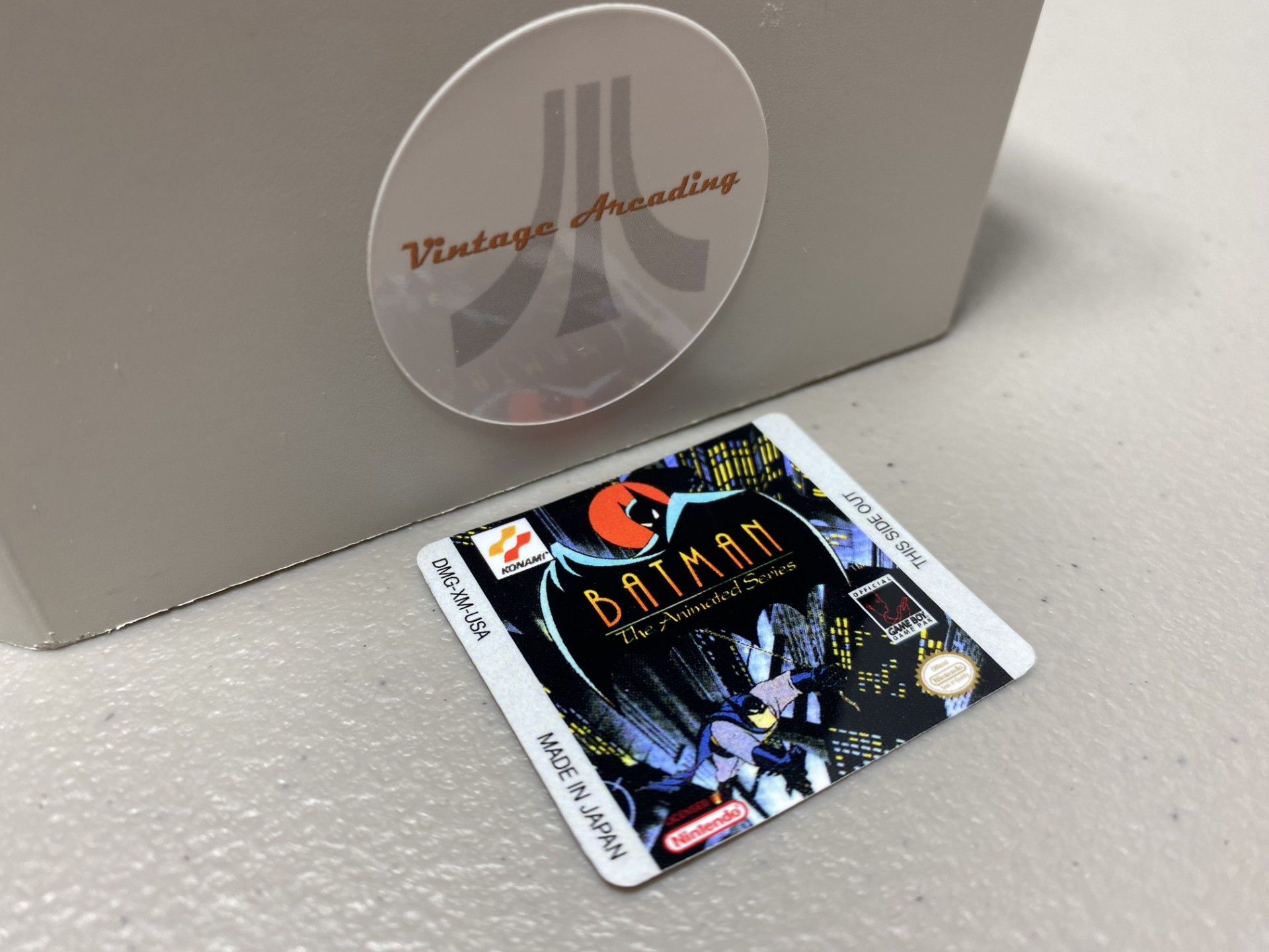 Batman the Animated Series (Gameboy) Replacement Game Label