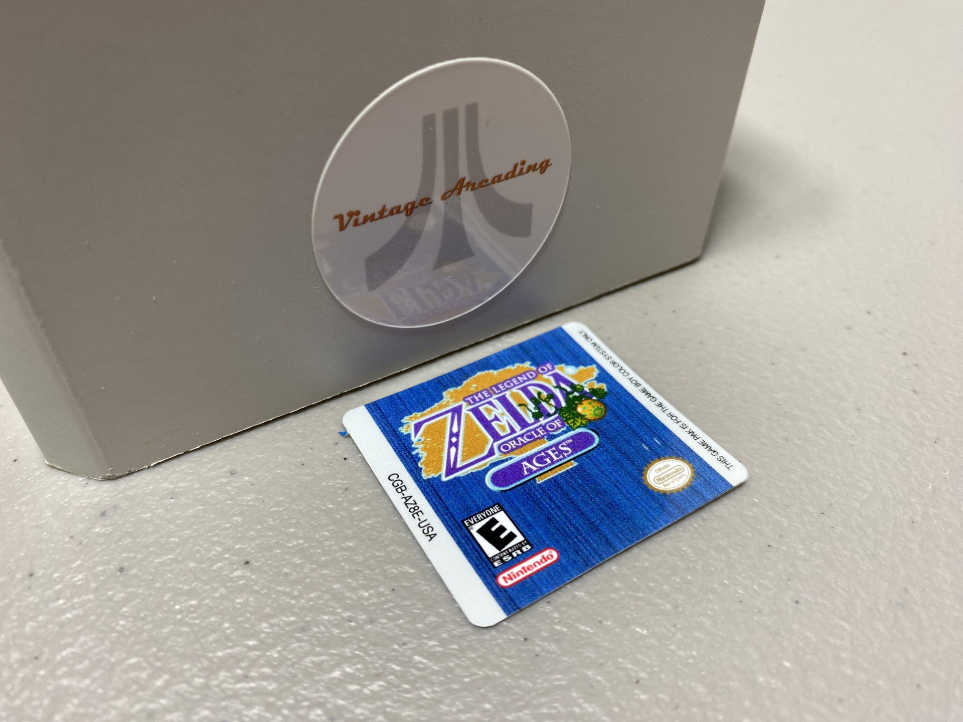 Legend of Zelda, Oracle of Ages (Gameboy) Replacement Game Label