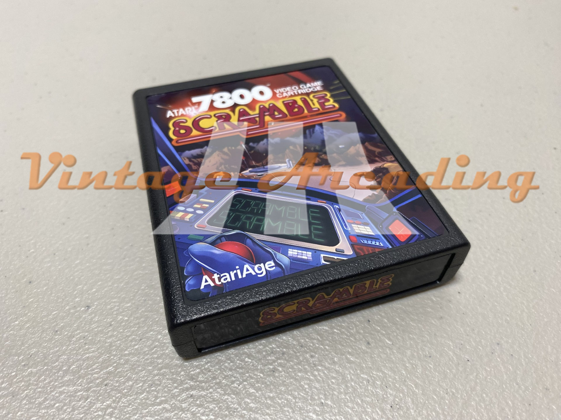 Scramble (Atari 7800) Game Cartridge, NTSC