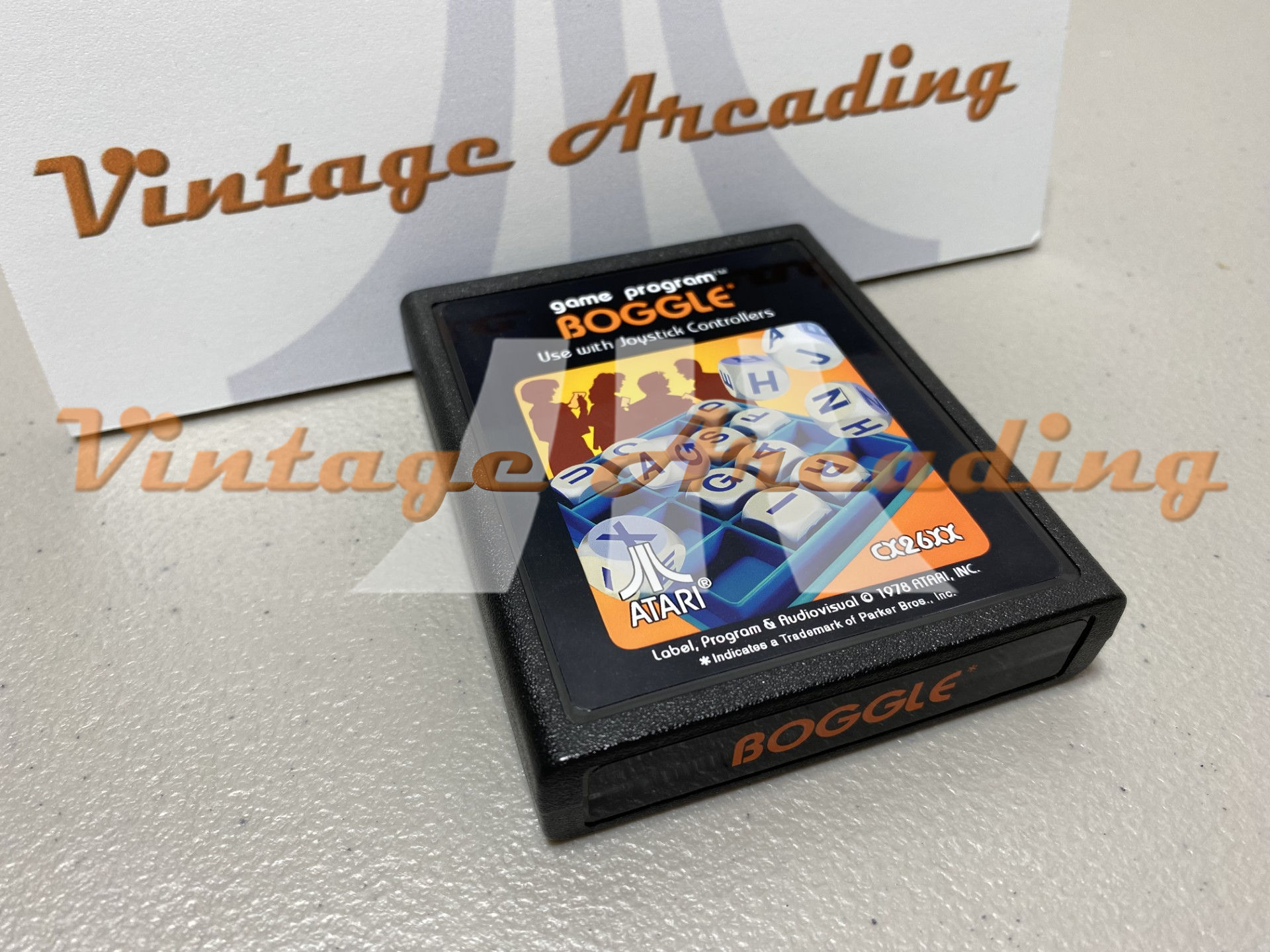 Boggle (Atari 2600) Game Cartridge, NTSC