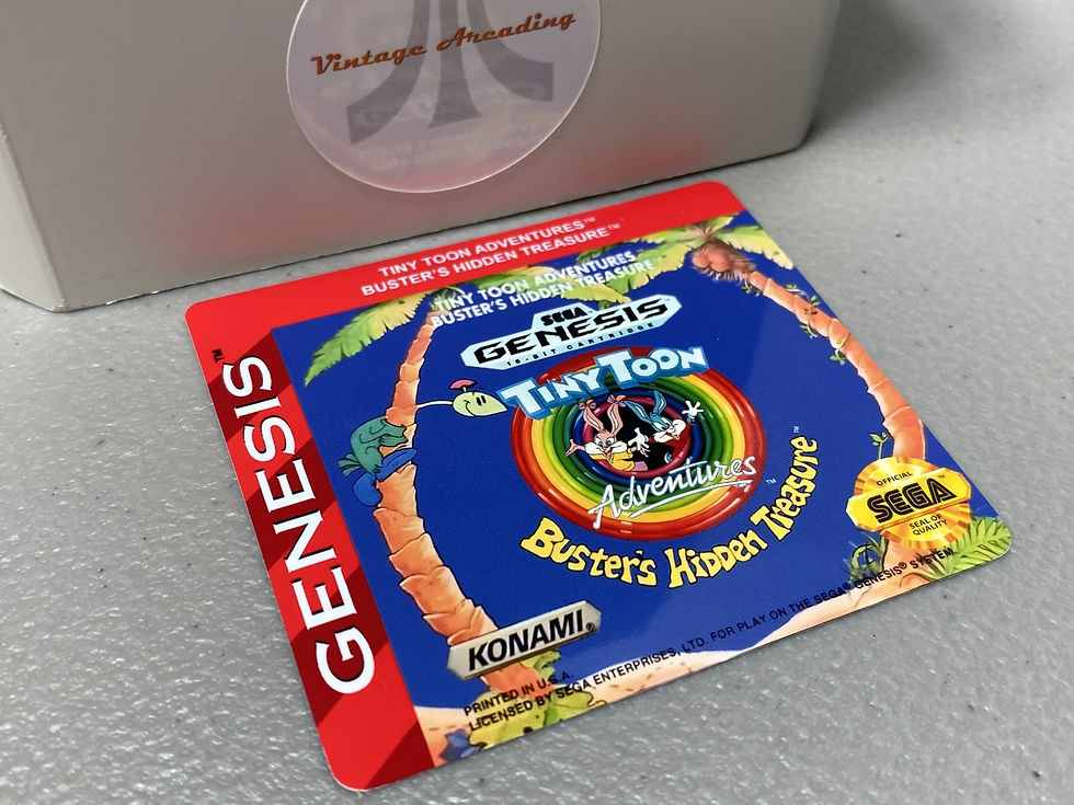 Tiny Toon Buster's Hidden Treasure (Sega Genesis) Replacement Ga