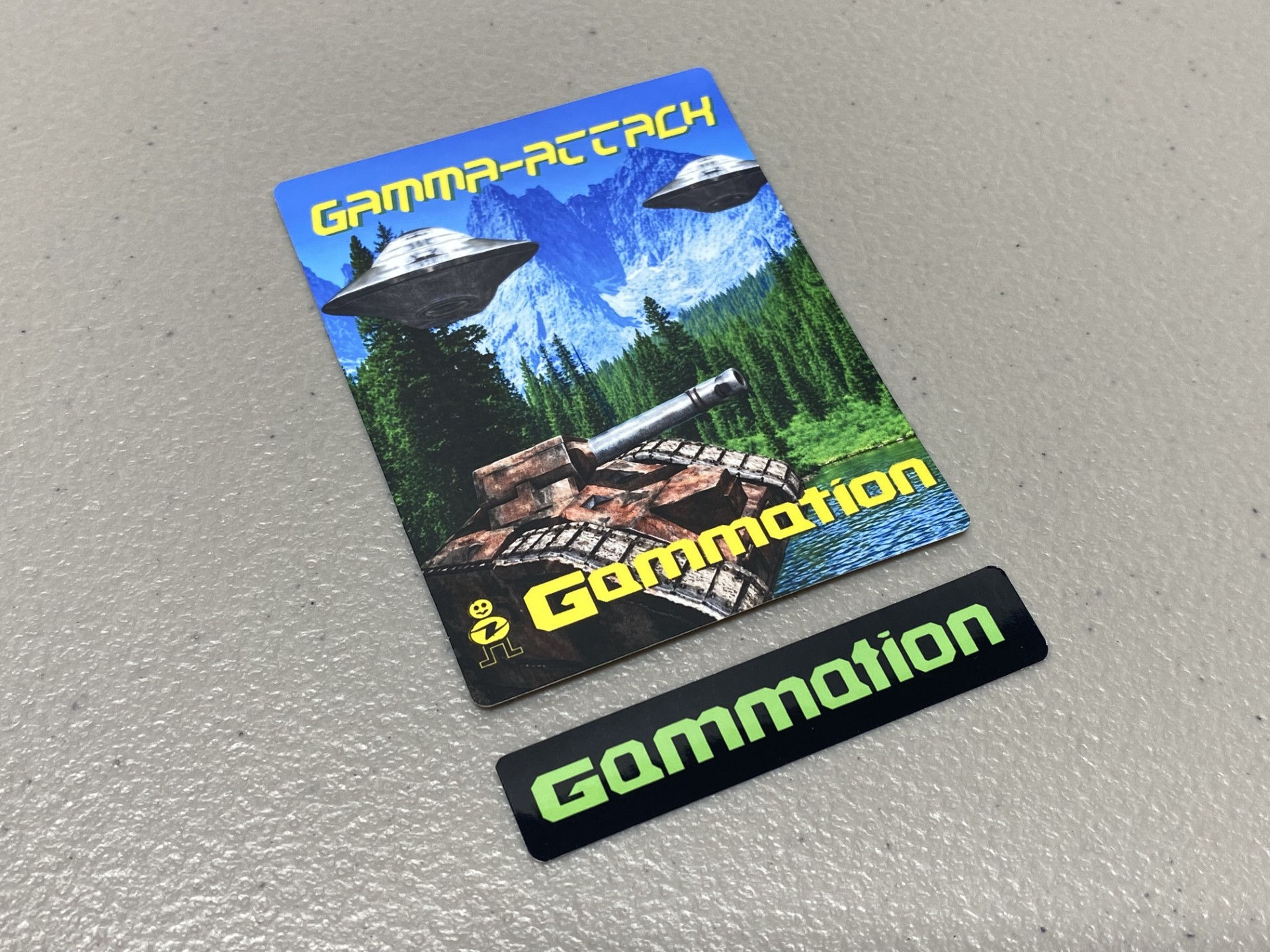 Gamma-Attack, Variant (Atari 2600) Replacement Game Label