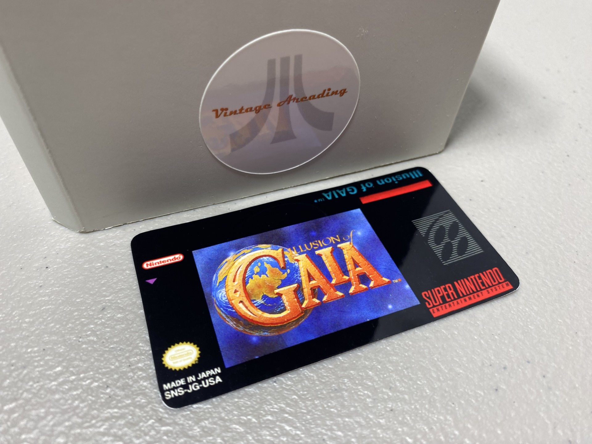 Illusion of Gaia (SNES) Replacement Game Label