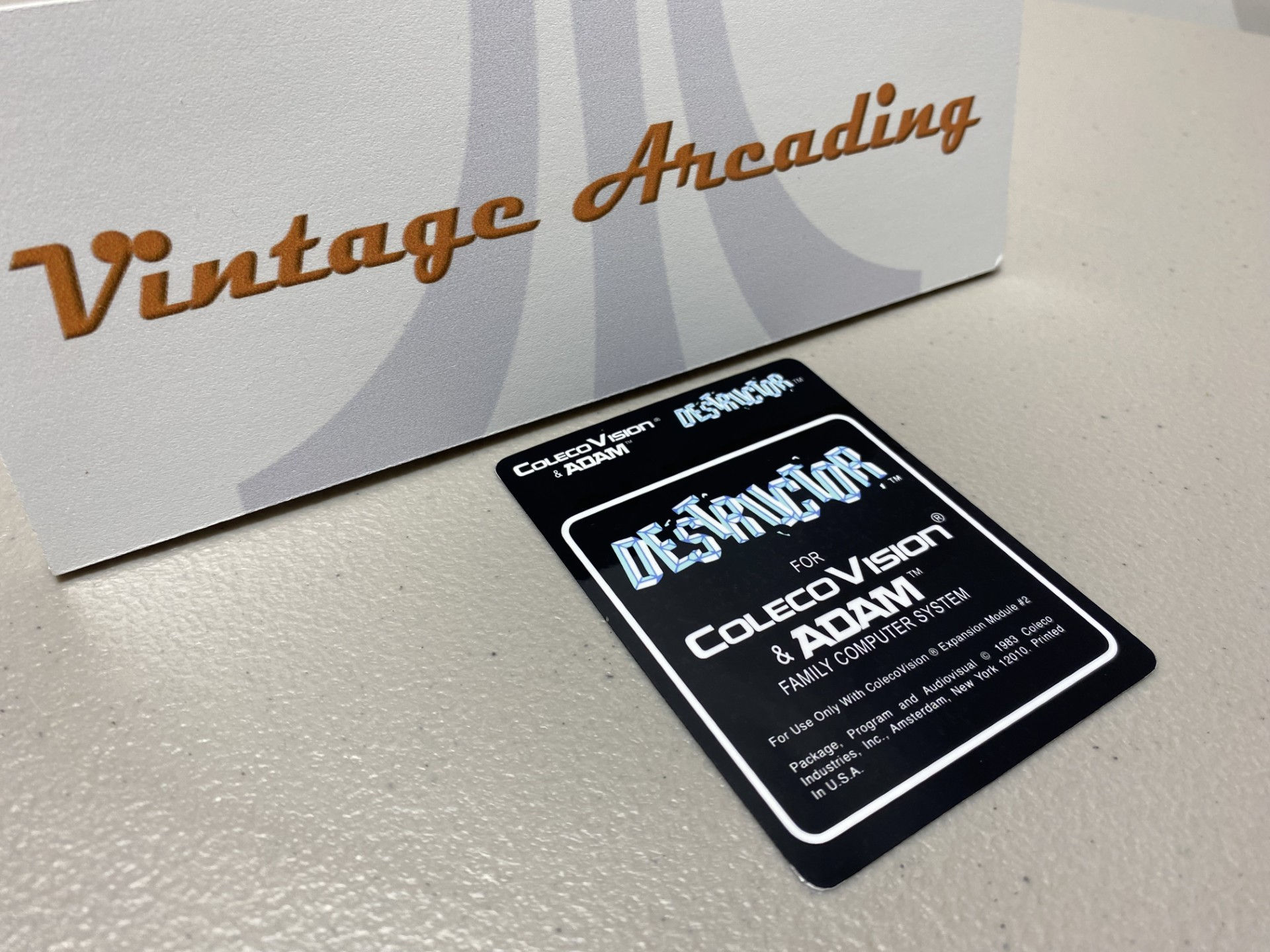 Destructor (Colecovision) Replacement Game Label