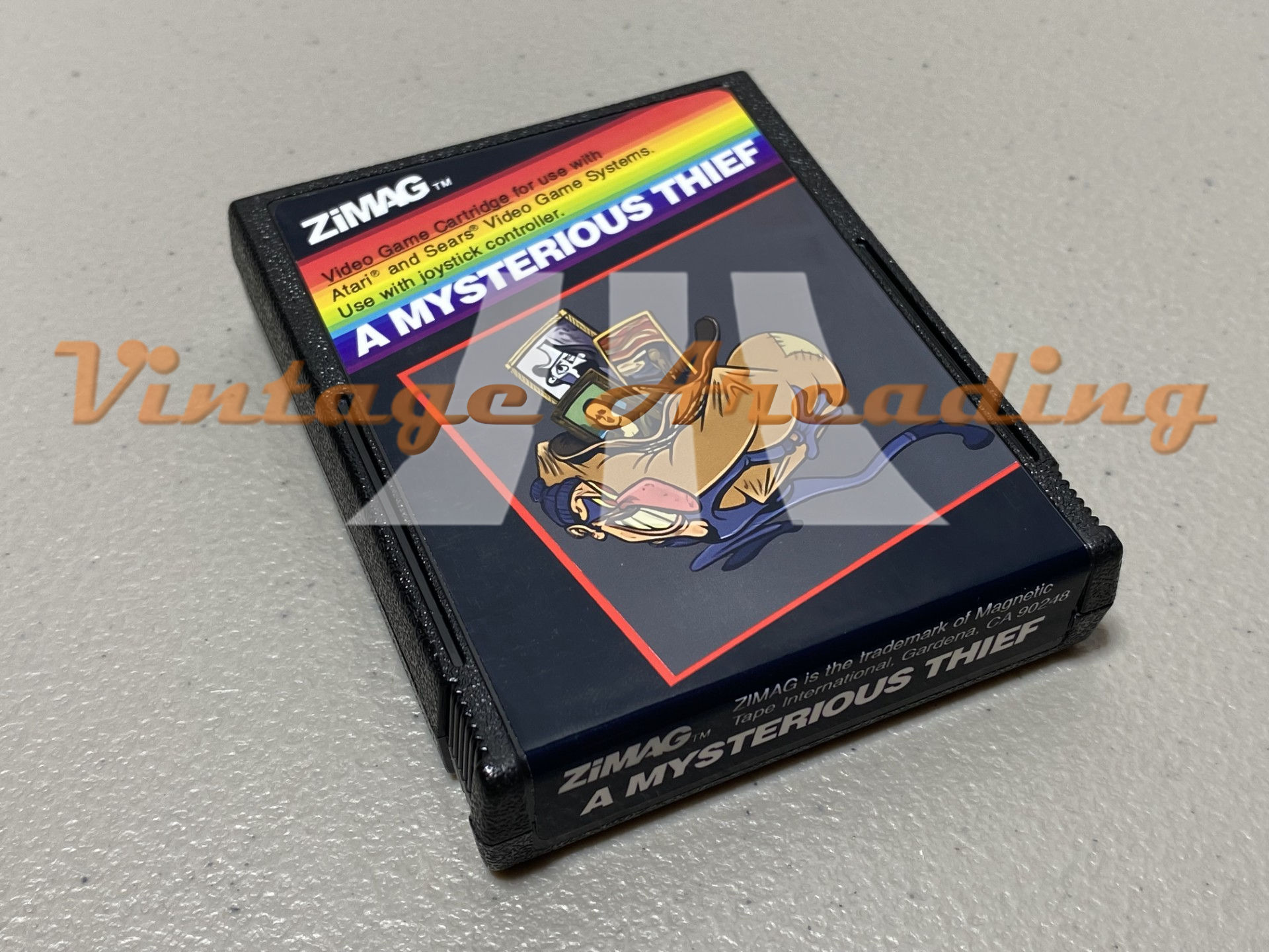 A Mysterious Thief (Atari 2600) Game Cartridge, NTSC