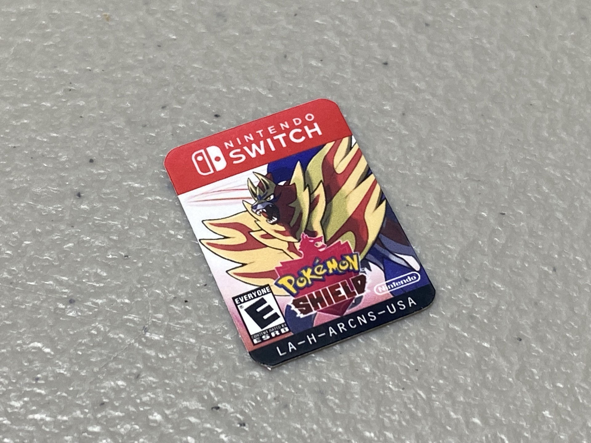 Pokemon Shield Custom (Nintendo Switch) Replacement Label
