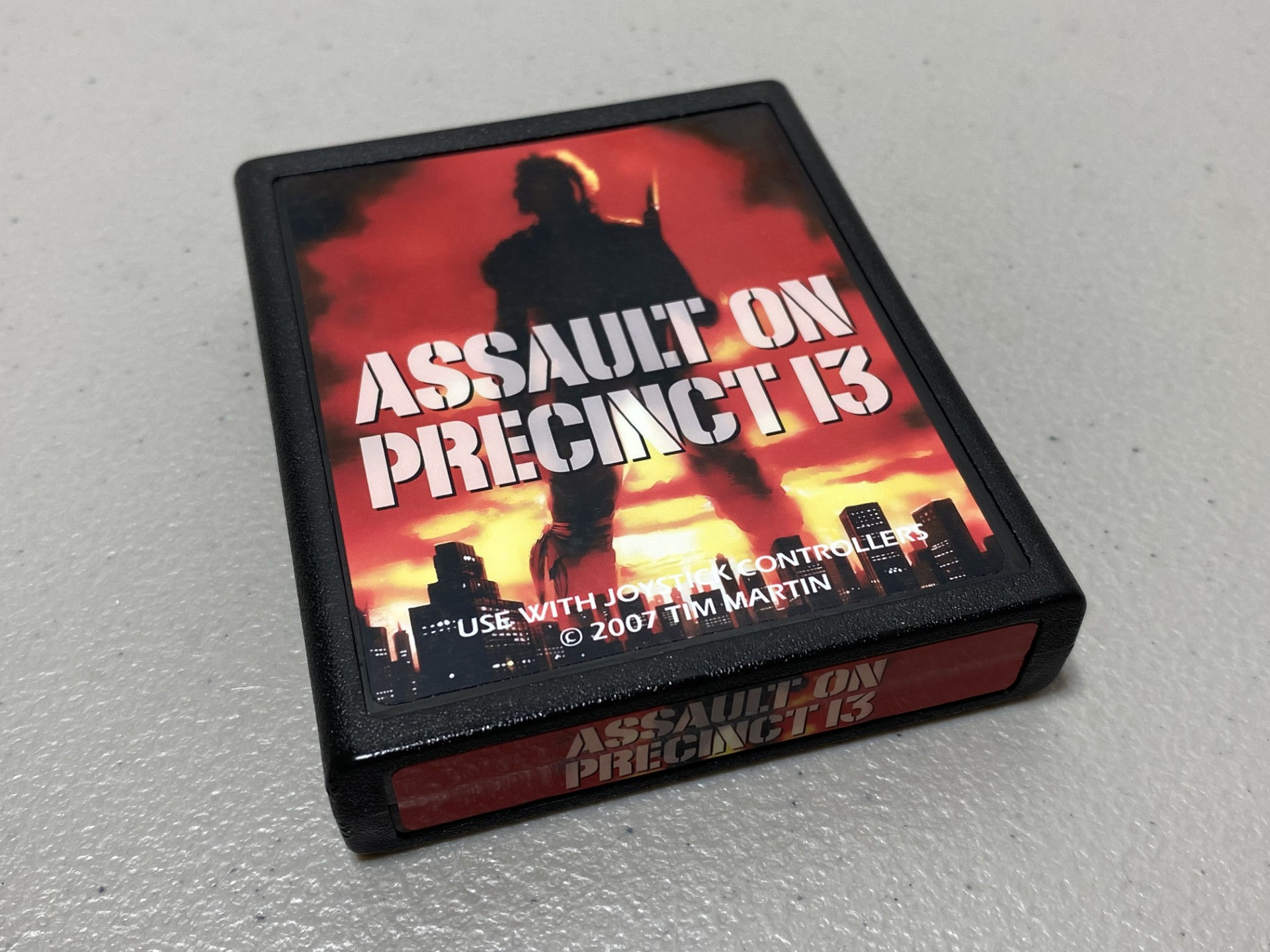Assault on Precinct 13 (for Atari 2600, 2600+, 7800+) Game Cartridge, NTSC