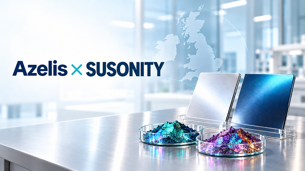 Azelis and SUSONITY Expand UK and Ireland Distribution Partnership for Industrial Applications