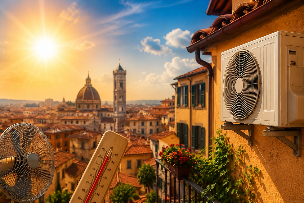 European Heatwave Drives Air Conditioner Demand Across Italy 