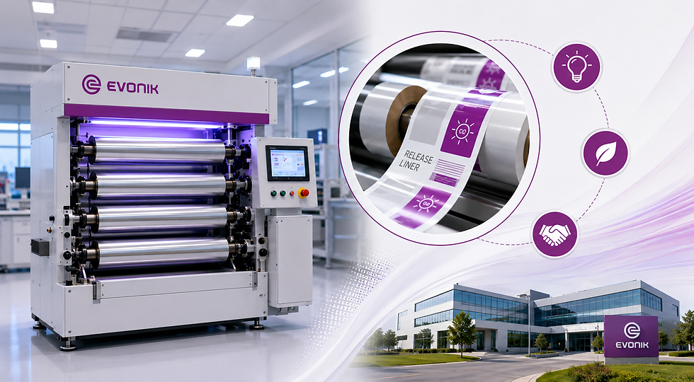 Evonik Expands UV Label and Release Liner Coating Capabilities in Shanghai