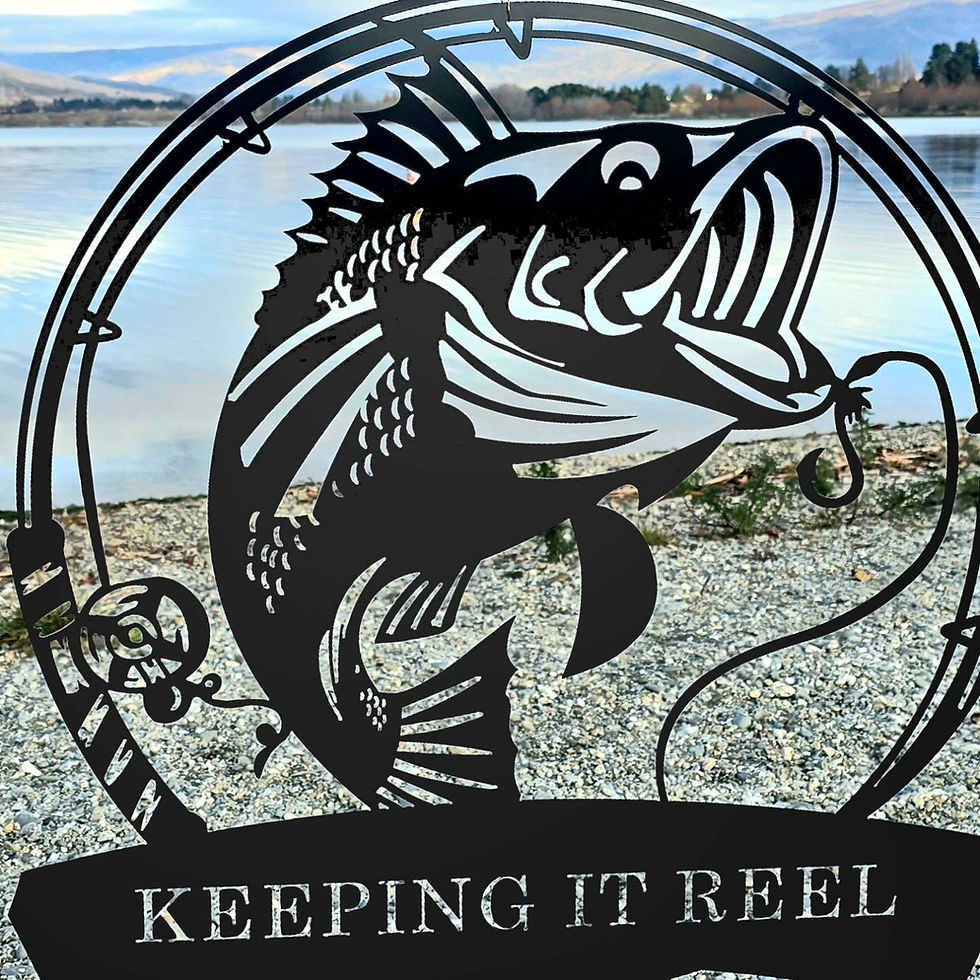 Keeping it reel fishing wall profile